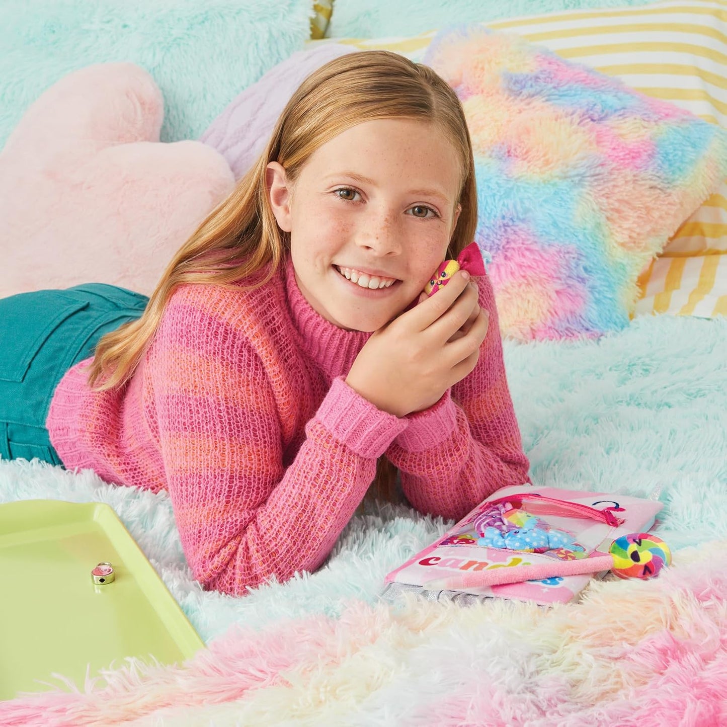 Candy Plush Pocket Locking Journal with Pen - Medaid International