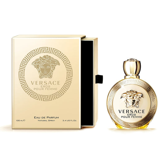 Versace Eros Pour Femme Eau de Parfum Spray, 3.4 Ounce - Medaid International