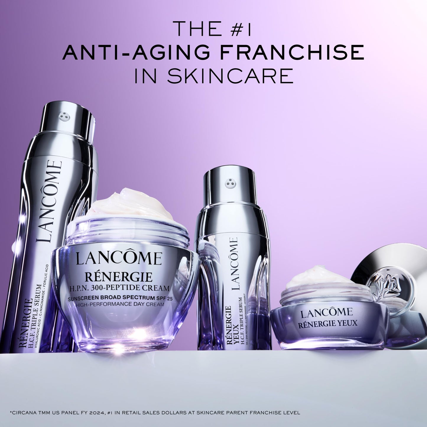 Lancôme Rénergie H.C.F. Triple Serum – Anti-Aging Serum with Hyaluronic Acid, Vitamin C, Niacinamide & Ferulic Acid, Targets Wrinkles, Brightens Dark spots - 1.7 Fl. Oz - Medaid International