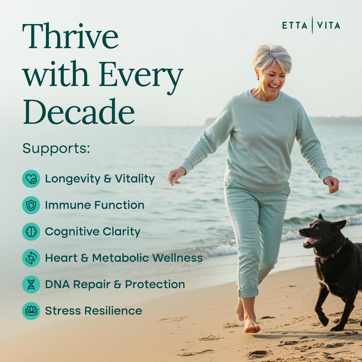 Liposomal NAD+ Supplement 500mg with Urolithin A, CoQ10, Resveratrol & Giloy (Made in USA), NAD Supplement for Cellular Energy, Cognitive, Anti-Aging & Detox Support - 3rd Party Tested Vegan, Non-GMO - Medaid International