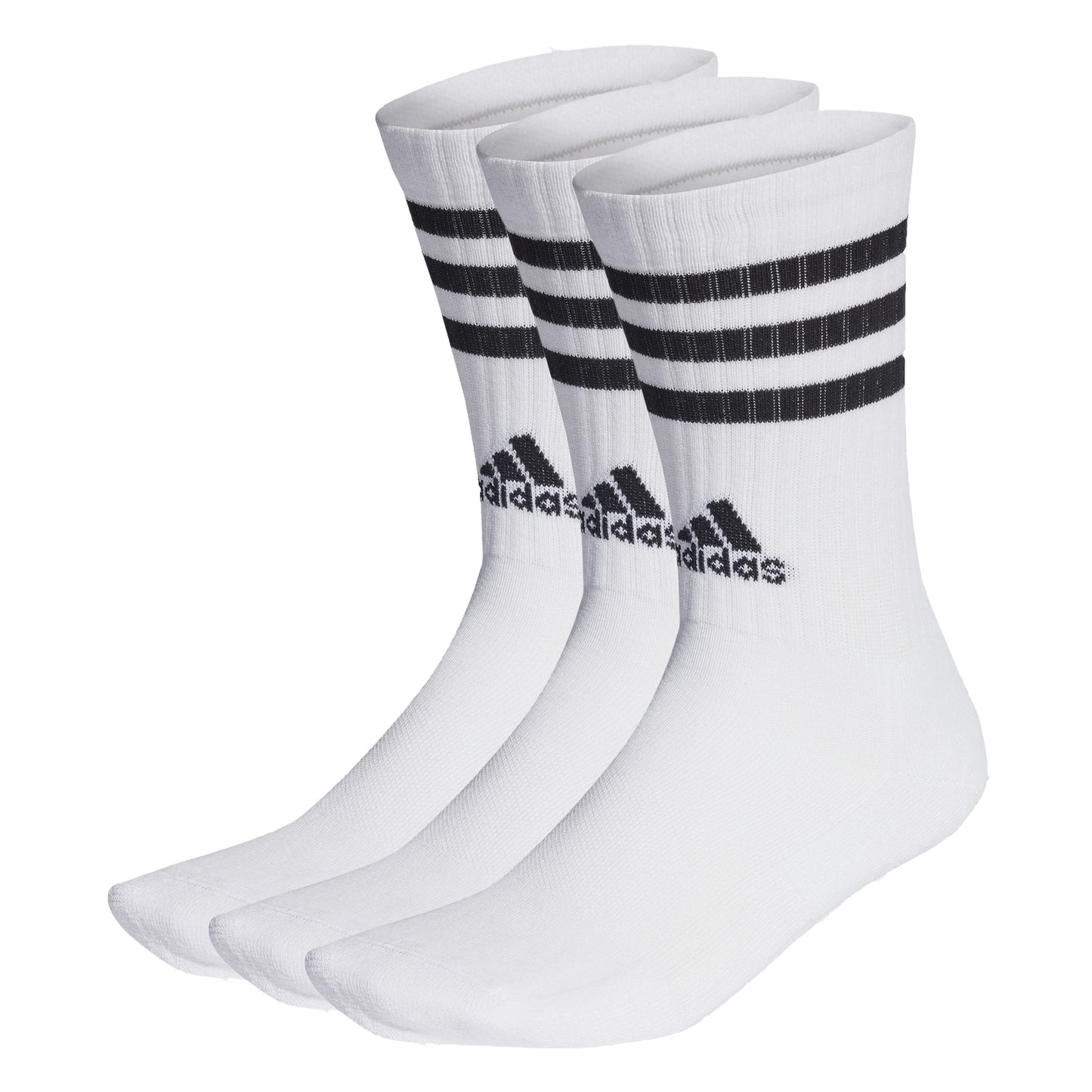 adidas Unisex - Adult 3-Stripes Cushioned Crew Socks 3 Pairs - Medaid International