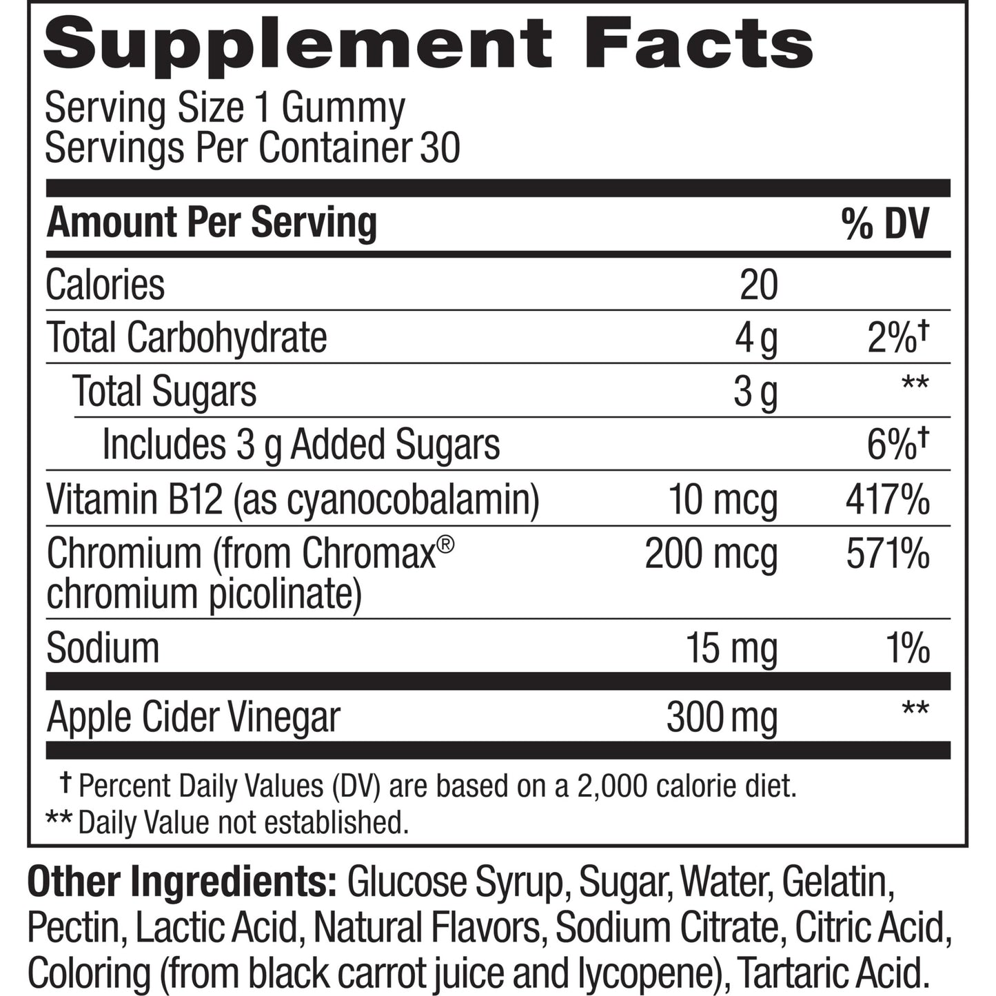 OLLY Metabolism Gummy Rings, Apple Cider Vinegar, Vitamin B12, Chromium, Energy and Digestive Health, Chewable Supplement, Apple Flavor - 30 Count - Medaid International