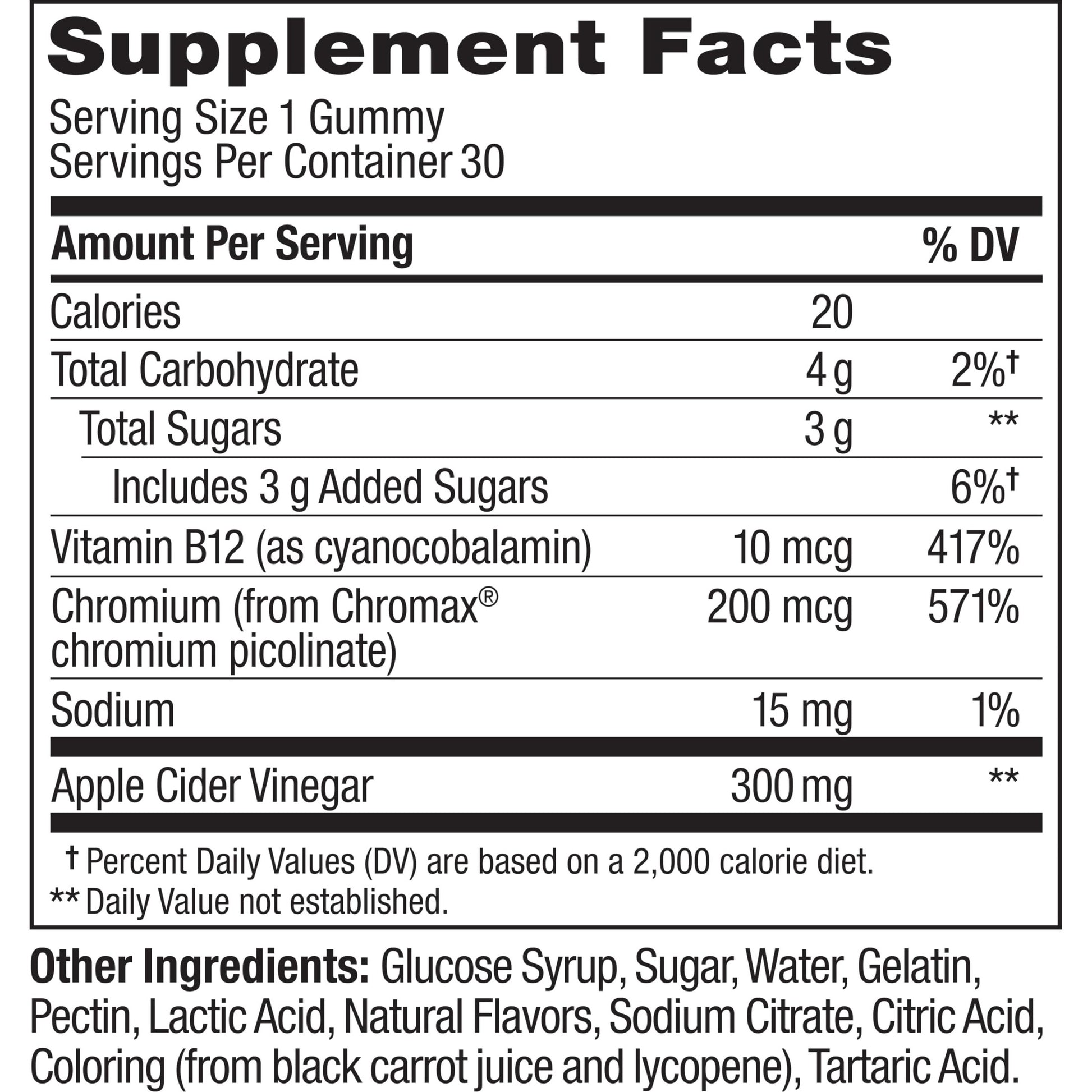 OLLY Metabolism Gummy Rings, Apple Cider Vinegar, Vitamin B12, Chromium, Energy and Digestive Health, Chewable Supplement, Apple Flavor - 30 Count - Medaid International