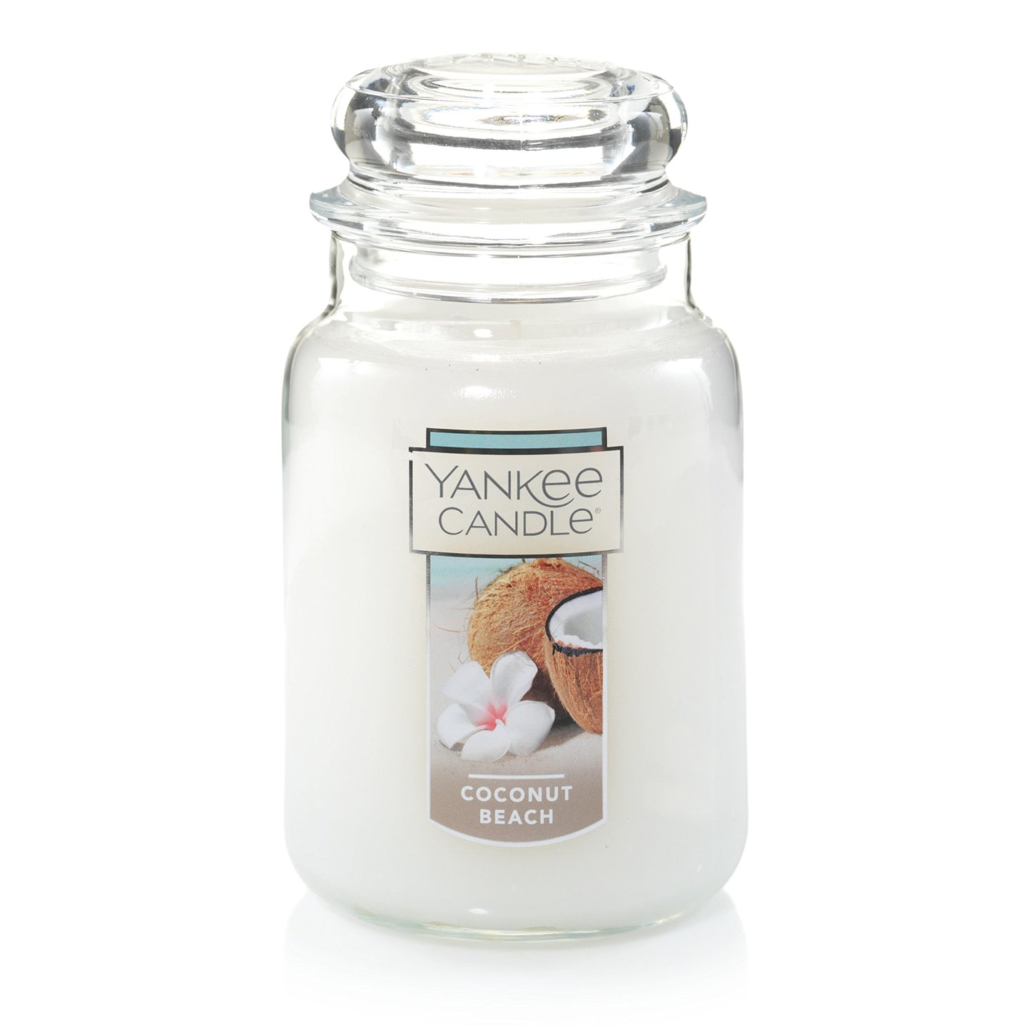 Yankee Candle Coconut Beach Scented Classic 22oz Large Jar Single Wick Candle Over 110 Hours of Burn Time Ideal for Gift-Giving Special Occasions - Medaid International
