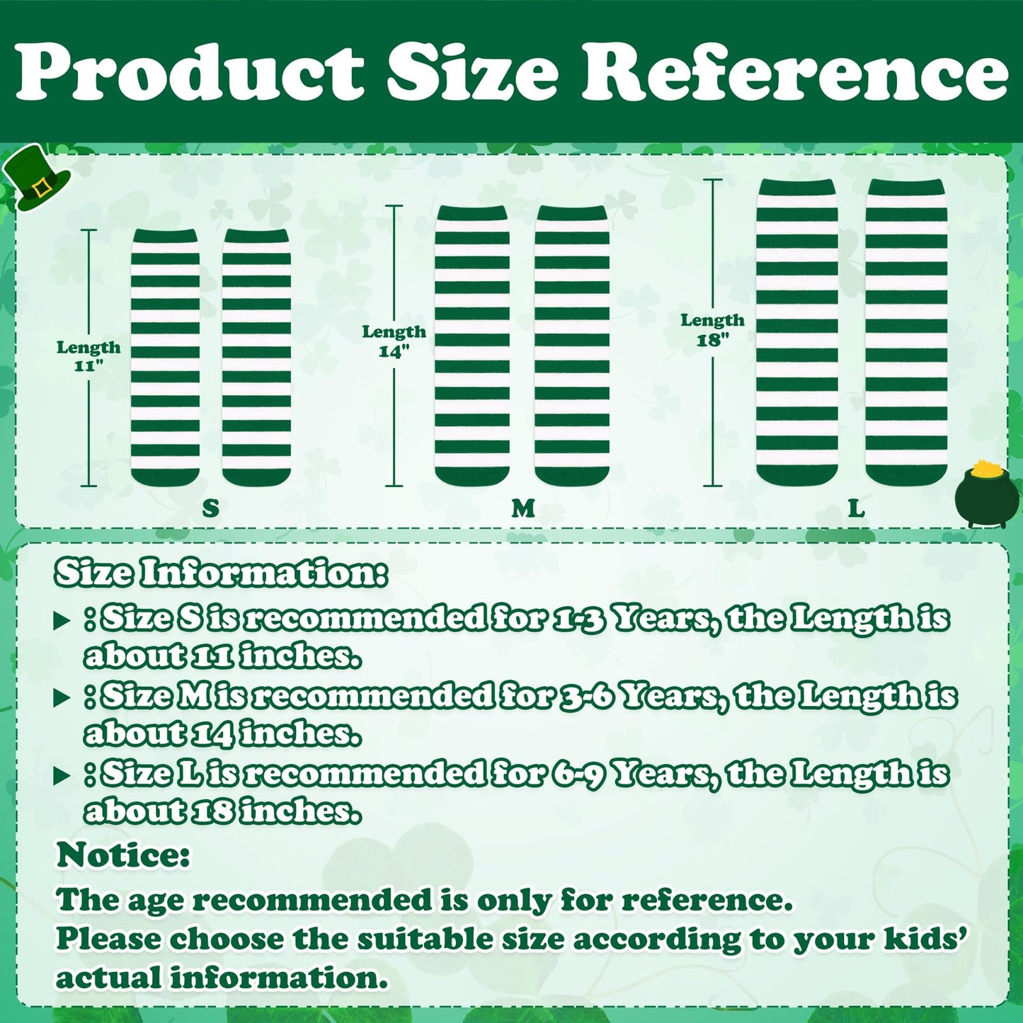 Green and White Striped Socks Kids Christmas Socks for Kids Long Sock for Girls Christmas Sock Xmas Stockings for Girls - Medaid International