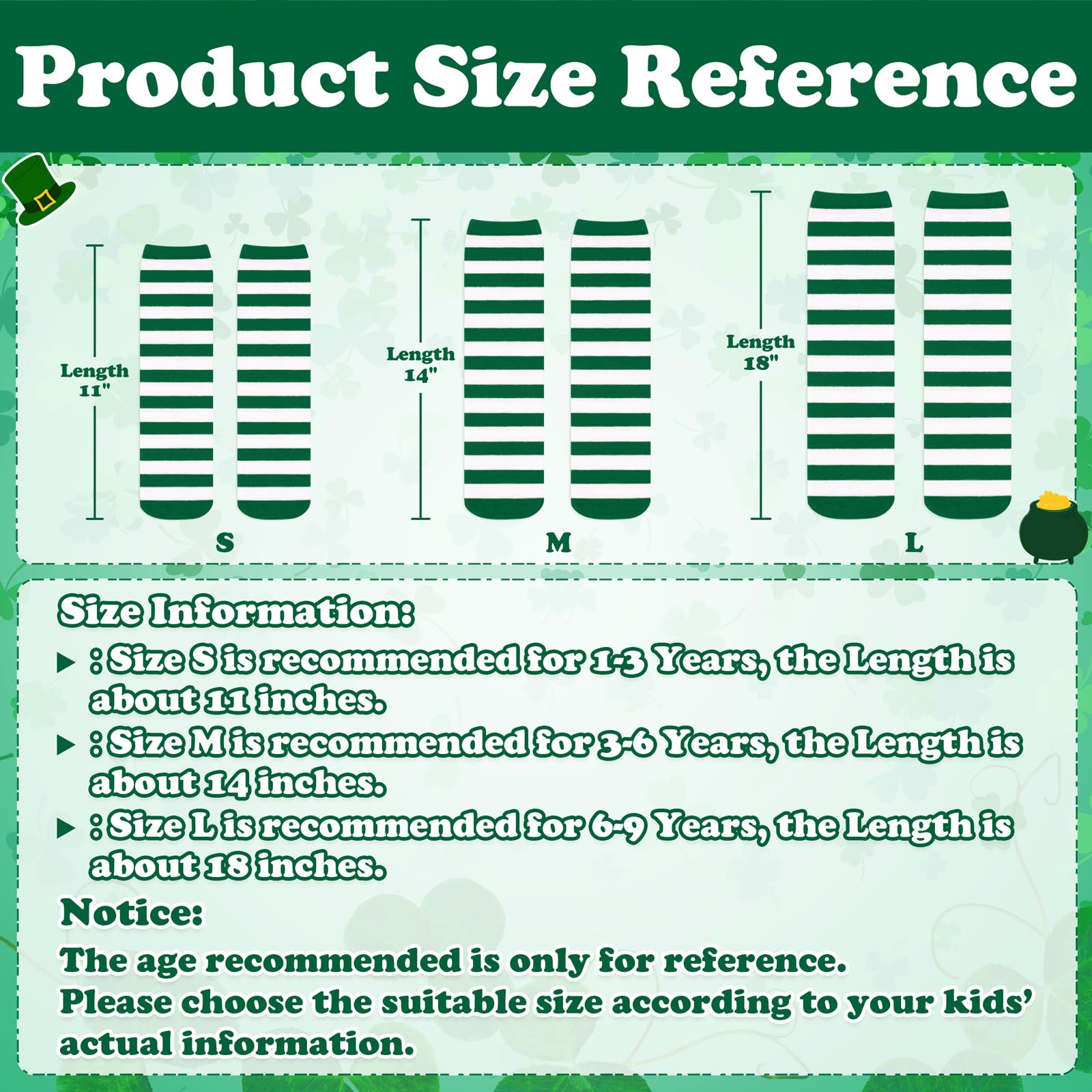 Green and White Striped Socks Kids Christmas Socks for Kids Long Sock for Girls Christmas Sock Xmas Stockings for Girls - Medaid International