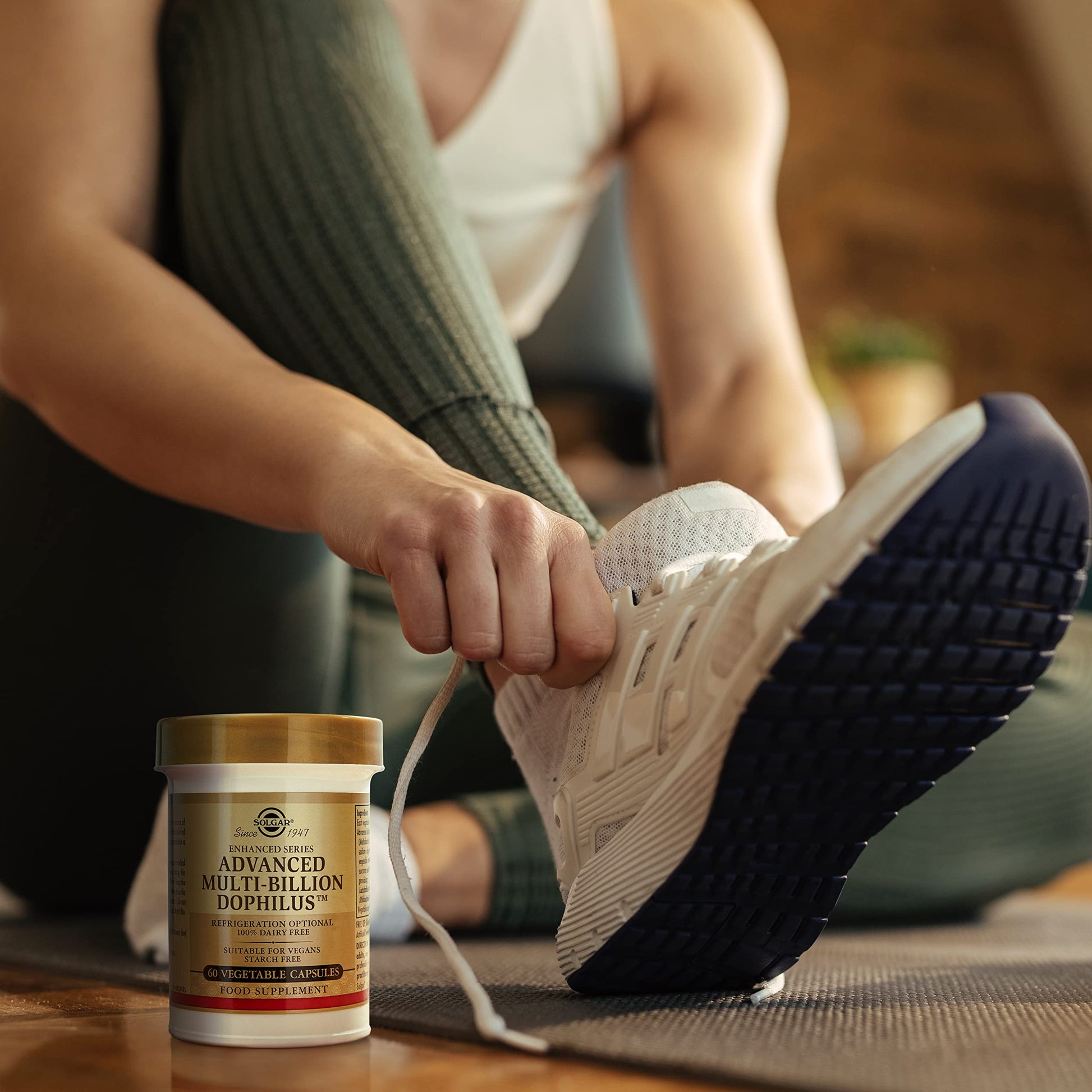 Solgar Advanced Multi-Billion Dophilus, 60 Vegetable Capsules - Supports Healthy Intestinal Flora - 5 Billion Microorganisms Per Serving - Gluten, Dairy, Lactose & Milk No - Vegetarian - 60 Servings - Medaid International