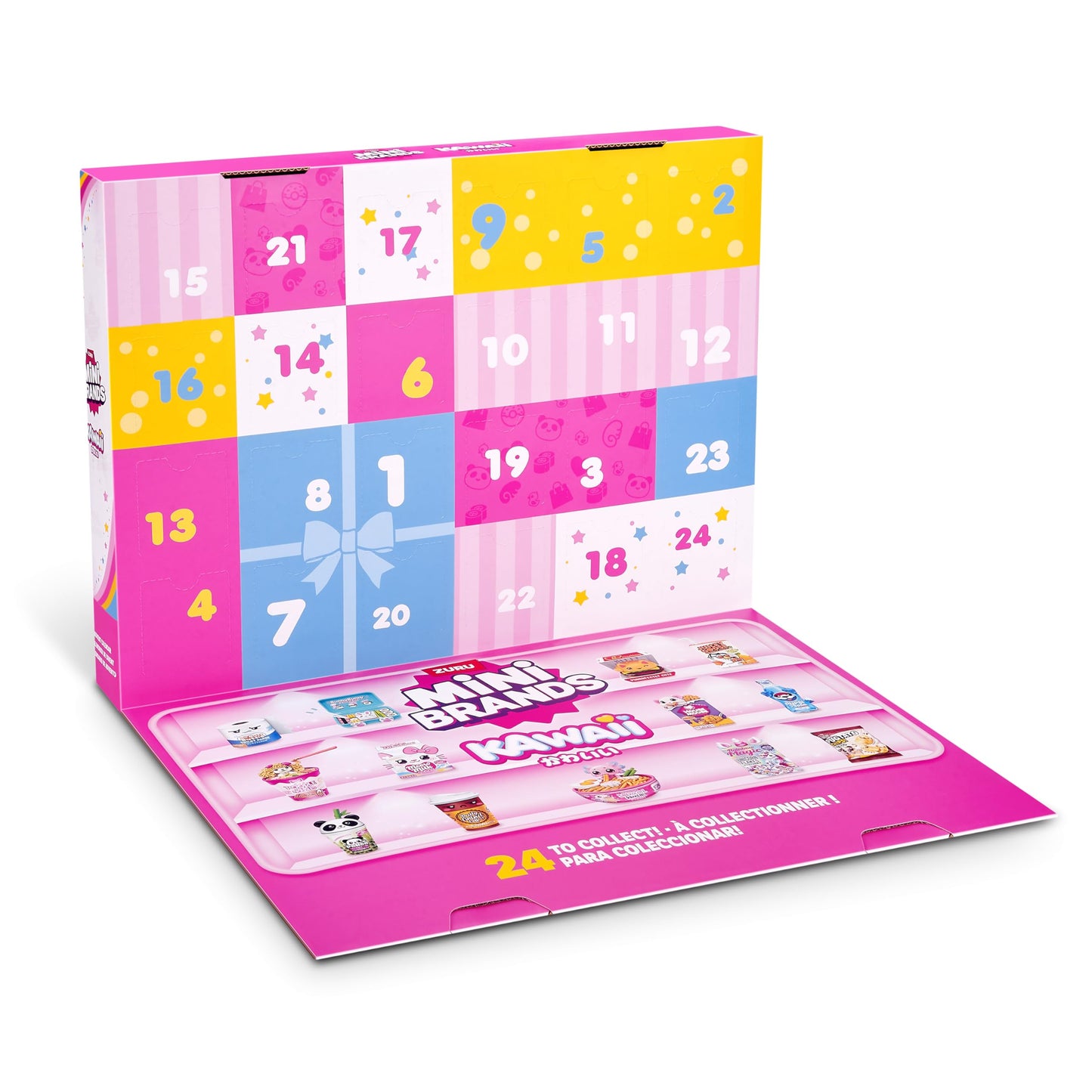 Mini Brands Kawaii Advent Calendar by ZURU, Collectible Seaonal Toys for Girls - Medaid International