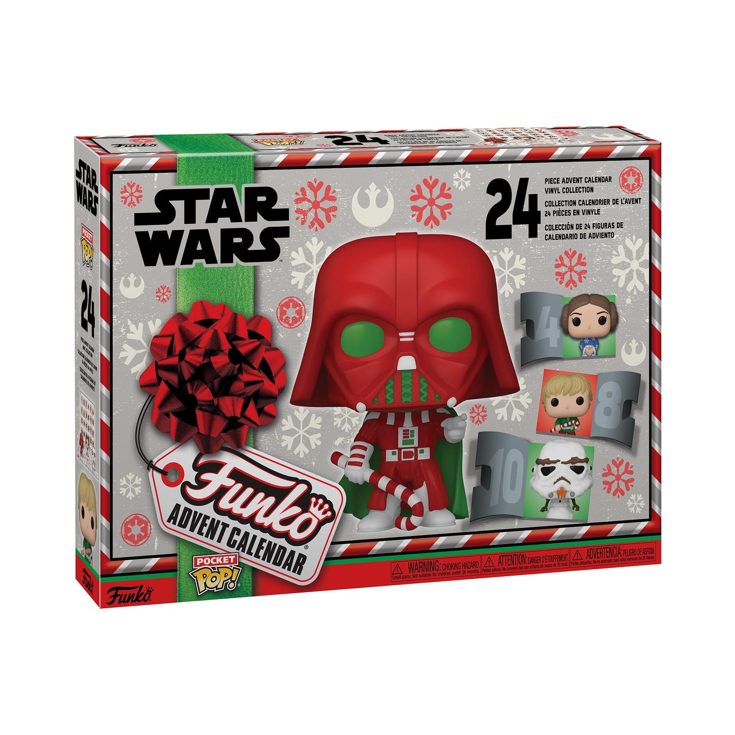 Funko Pop! Advent Calendar: Star Wars - 24 Days of Surprises - Collectible Vinyl Mini Figures - Mystery Box - Gift Idea - Holiday Present for Girls, Boys & Kids - Christmas Countdown - Medaid International