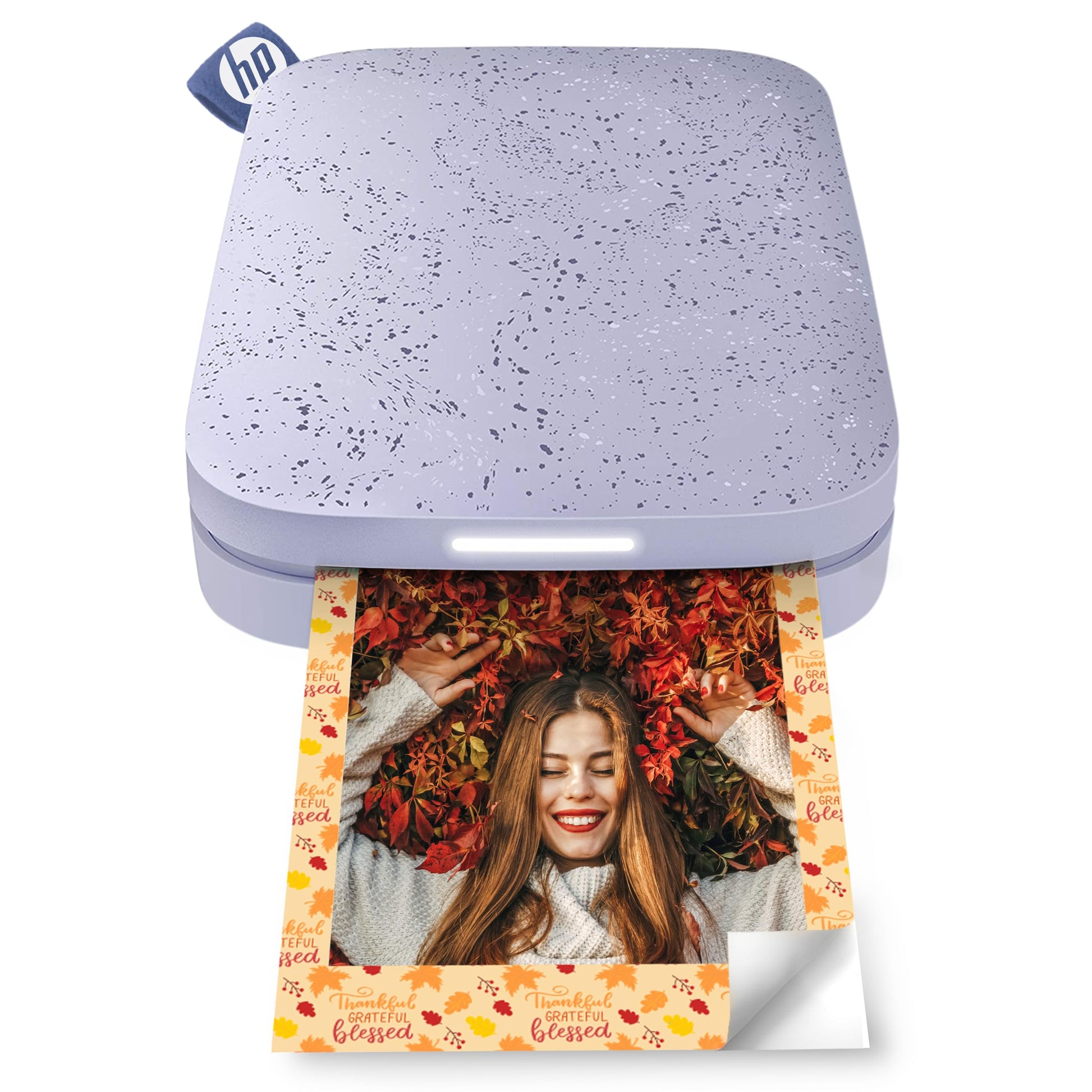 HP Sprocket 2x3" Instant Smartphone Photo Printer - Portable Color Wireless Mobile Printer - Zink Sticky-Back Photos - Print from Compatible iOS & Android Devices with Bluetooth w/Fun App - Purple - Medaid International
