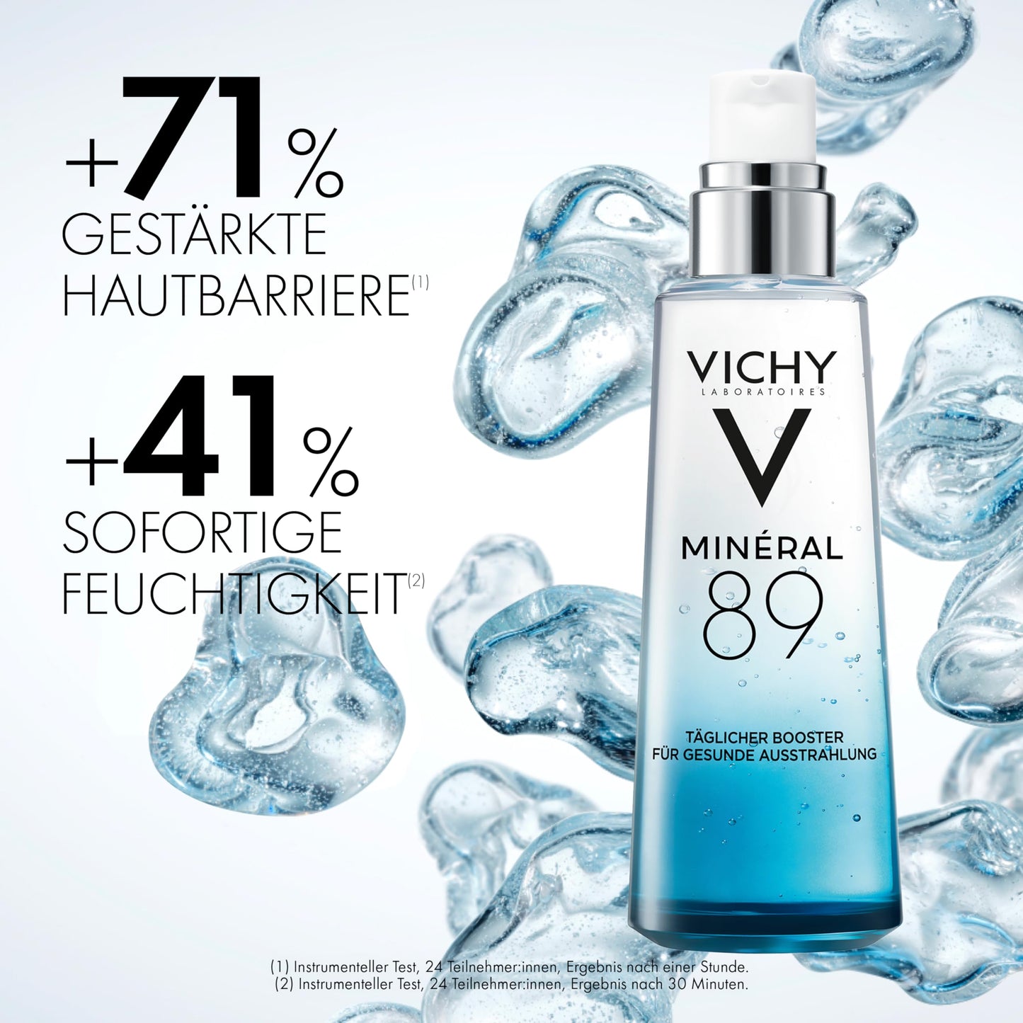 VICHY Laboratories Mineral 89 Fortifyng and Plumping Daily Booster for Unisex - 2.53 oz Booster - Medaid International
