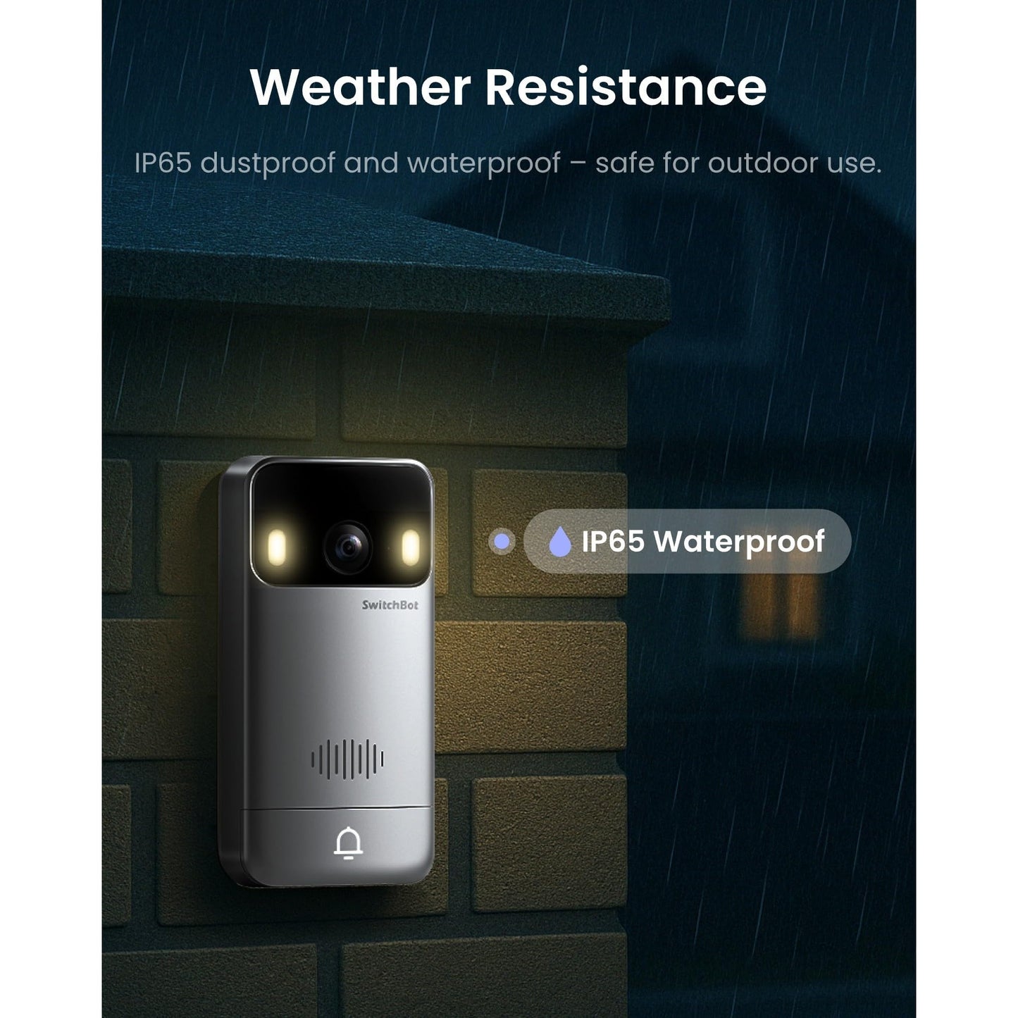 SwitchBot Video Doorbell Camera Wireless with Monitor, No Subscription, 4.3 Inch Screen, Battery Powered, Head-to-Toe View, 2K FHD, 2-Way Audio, Motion Detection, Works with Alexa/Goole/Home Assistant - Medaid International