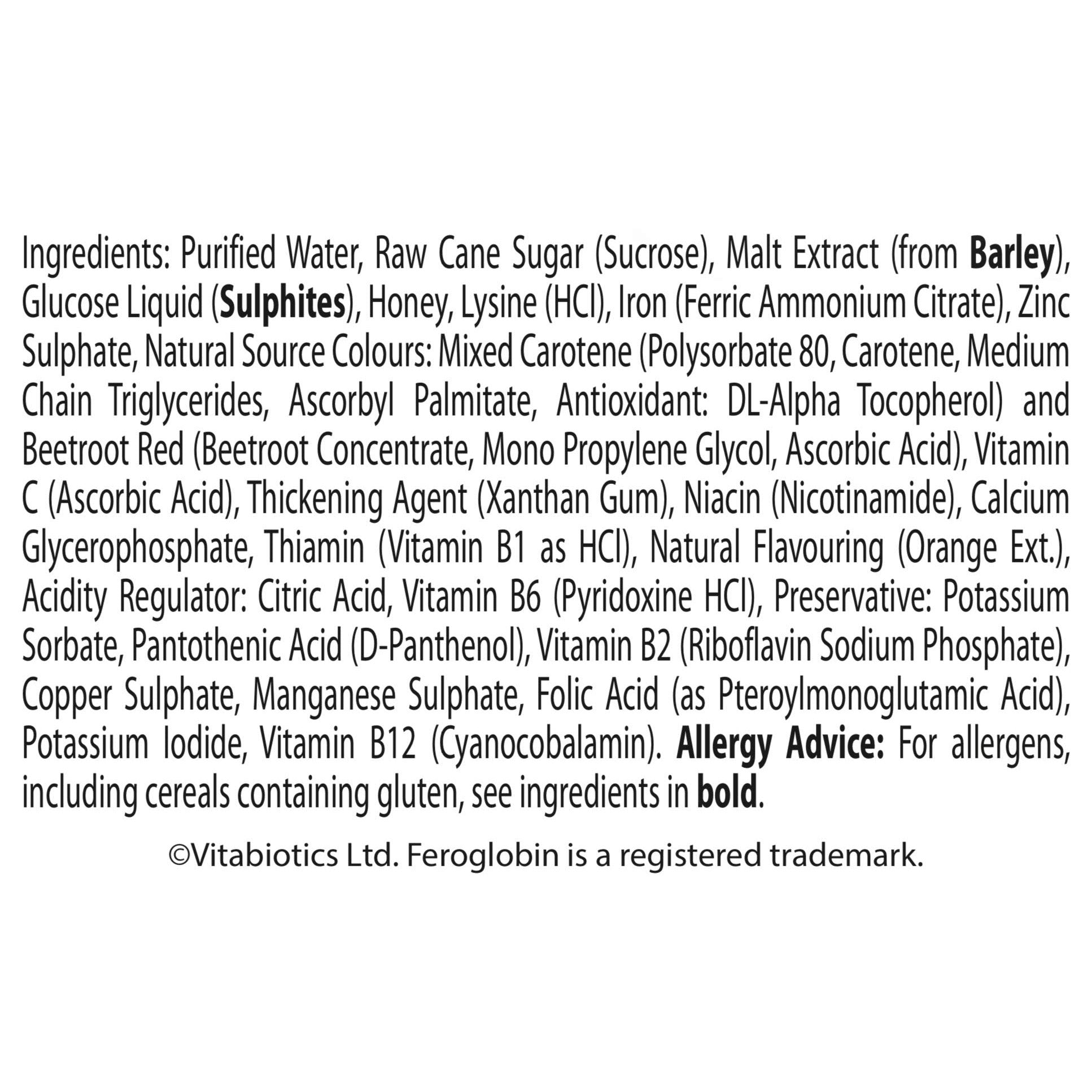 Feroglobin Gentle Iron and Nutrient Liquid - Reduce Tiredness and Fatigue | Maintain Health and Vitality | Natural Iron Source - Medaid International