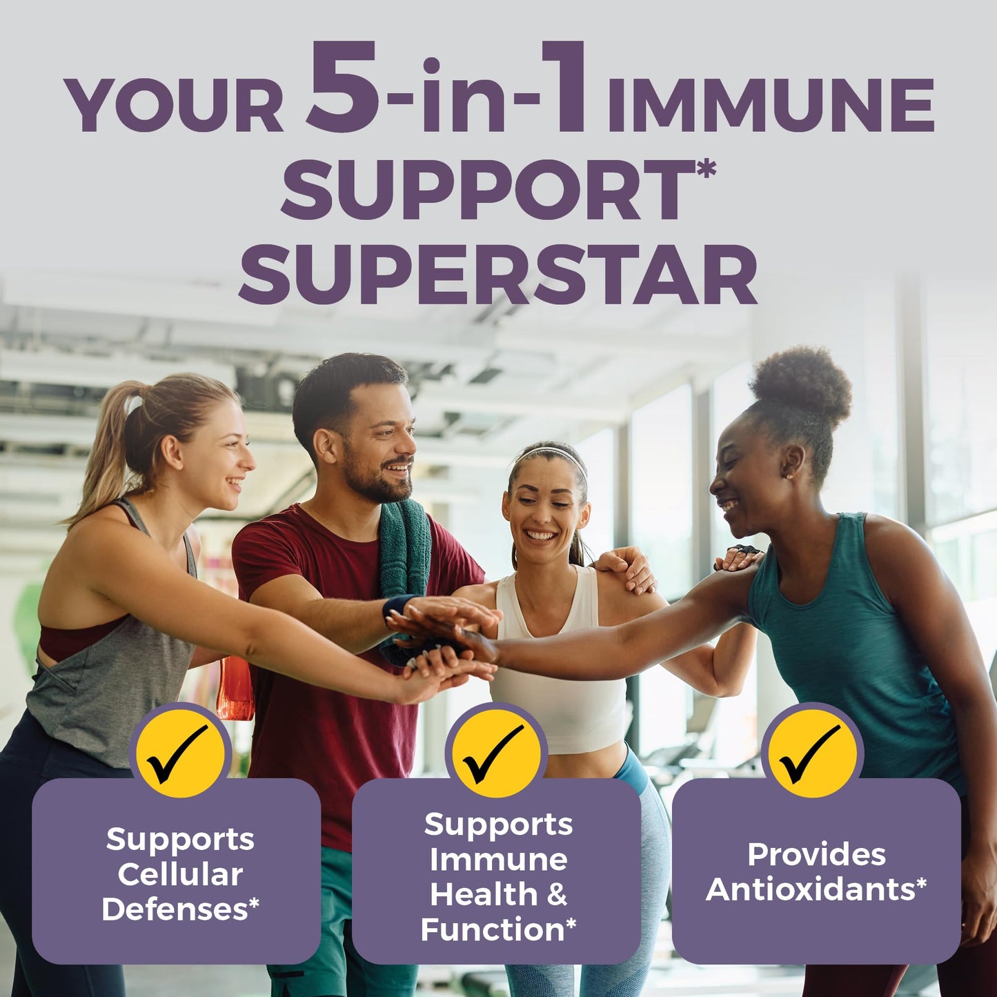Viva Naturals Elderberry with Vitamin C and Zinc for Adults - 5 in 1 Sambucus Black Elderberry Capsules with Vitamin D3 5000 IU Immunity Supplement, Sambucus Elderberry Immune Support Supplement - Medaid International
