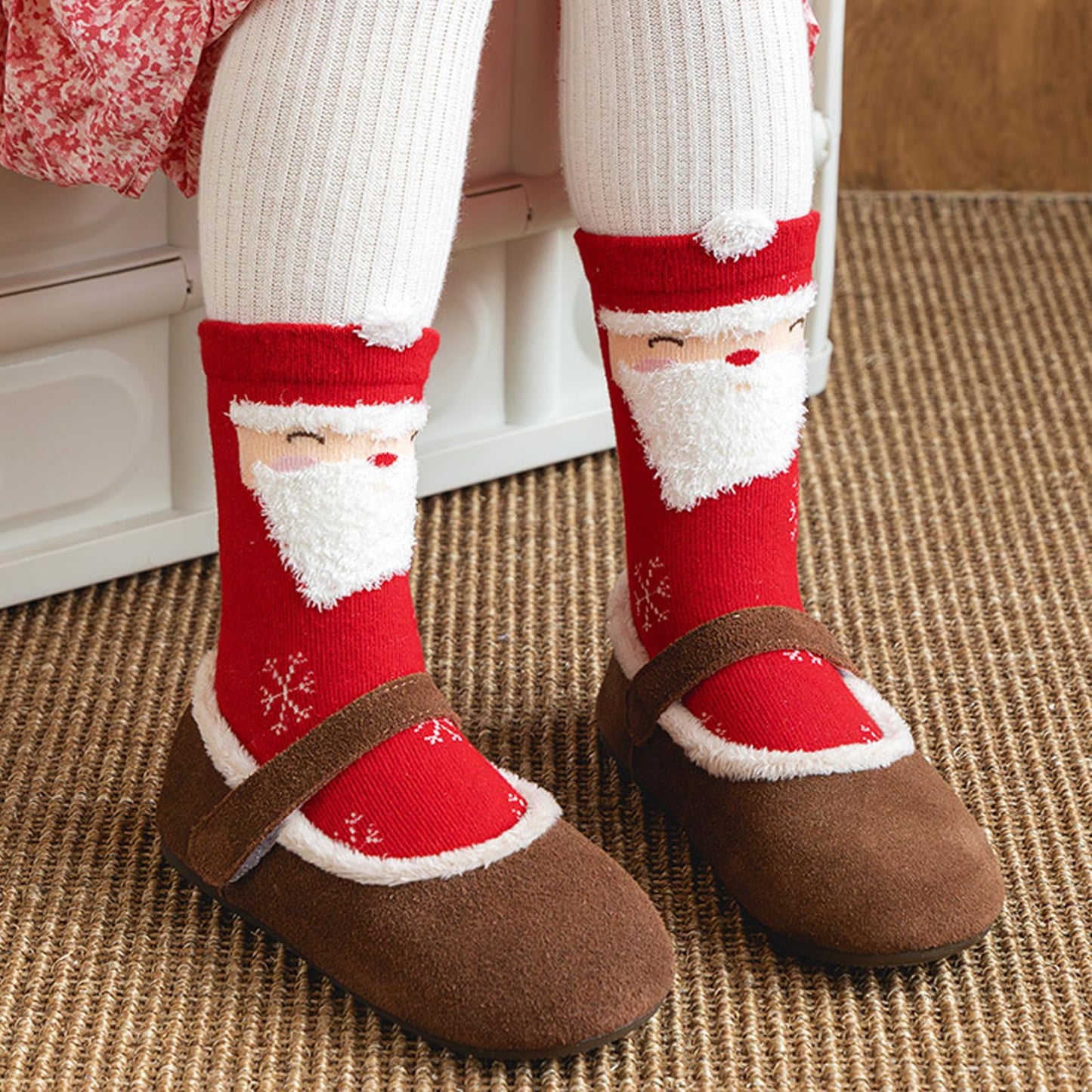 Looching 5 Pack Baby Christmas Socks Kids Cute Xmas Sock Christmas Gift Funny Toddler Boy Girl Children's Socks 1-8Years - Medaid International