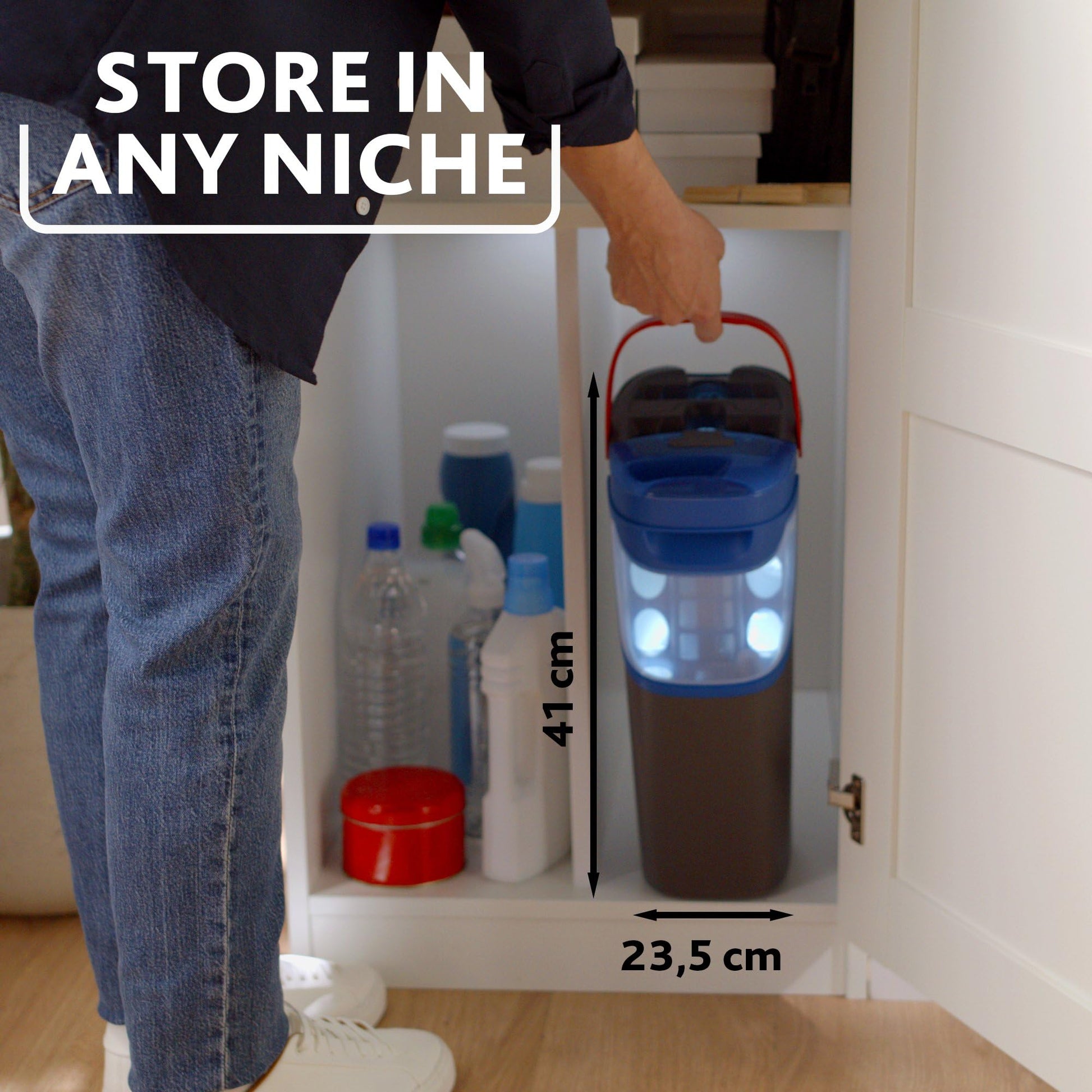 Vileda H2PrO Flat mop System - Revolutionary Clean and Dirty Water Separation - Water-Saving Design - Compact Storage - Ergonomic Handle - Microfibre Power - Can be Used one-Handed - Medaid International