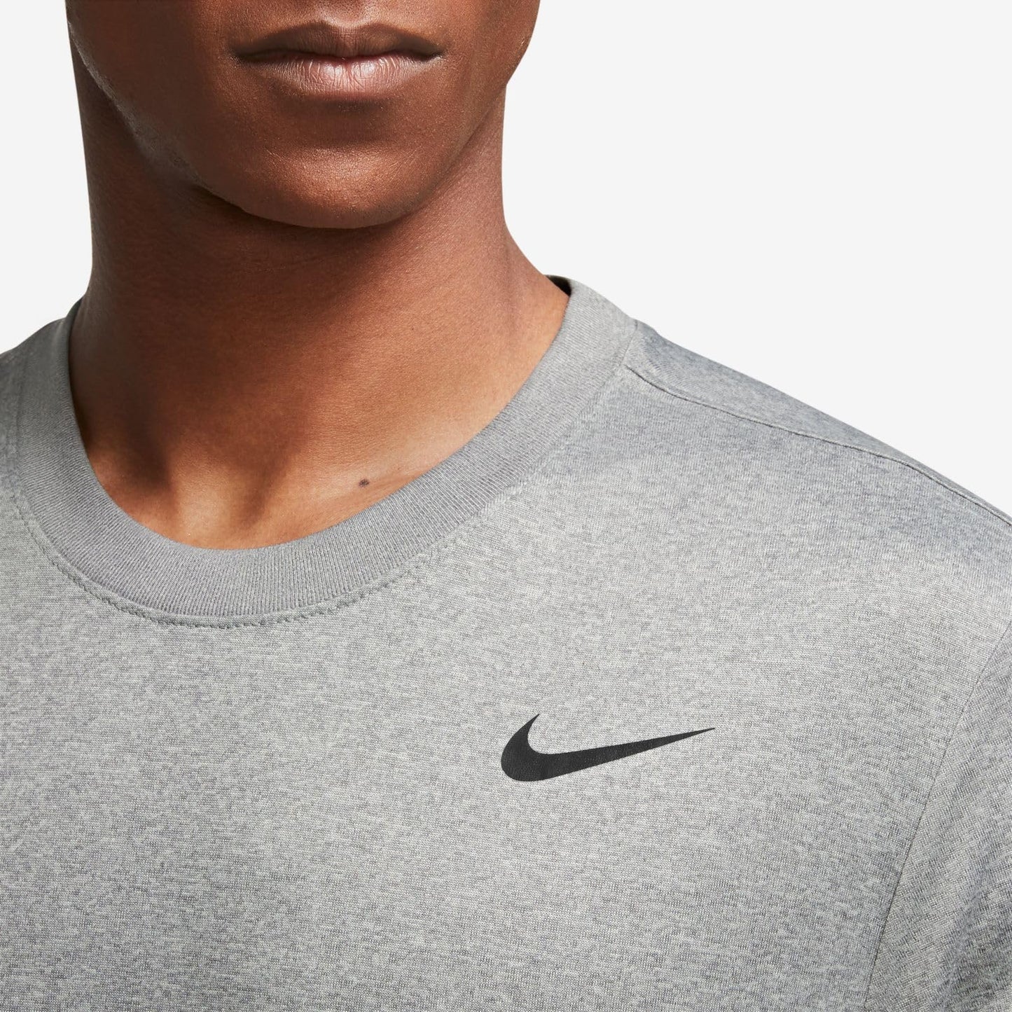 Nike Men's Dri Legend Fitness T-Shirt, Tumbled Grey/Flt Silver/Heather/Black - Medaid International