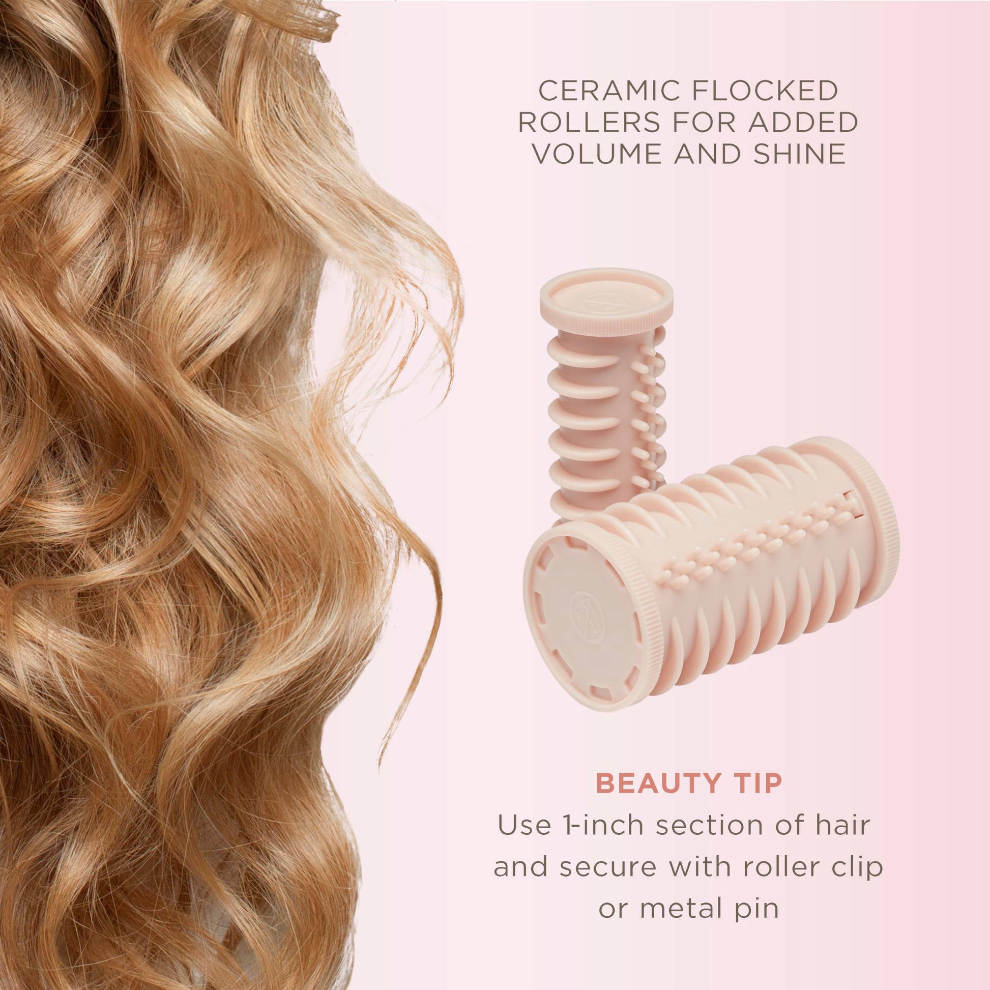 Conair Instant Heat Compact Hot Rollers for Long, Medium, and All Hair - Hair Curler - Hair Roller Clips Included - 1 1/4-inch, 1-inch, and 3/4-inch Rollers - Medaid International
