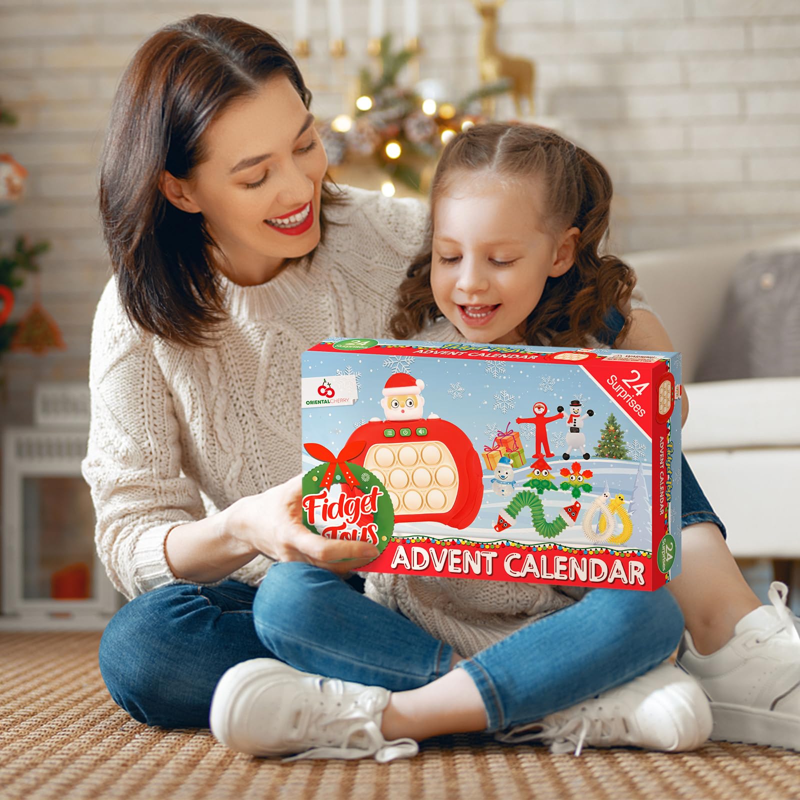 Advent Calendar 2025-24 Days of Surprises Fidget Toys Bulk - Christmas Holiday Countdown Advent Calendars - Sensory Toy Gifts for Toddler Kids Teens Girls Age 4 5 6 7 8 9 10 11 12 Year Old Classroom - Medaid International