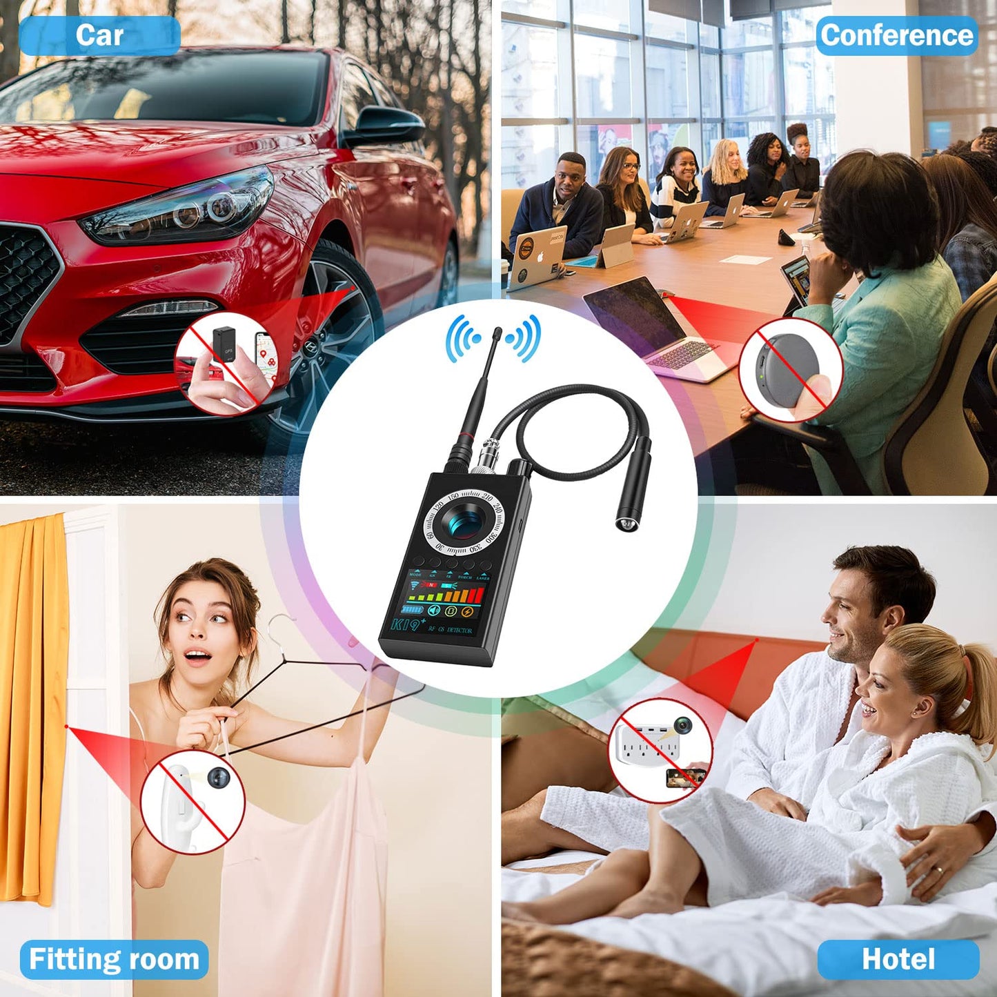 FOWARD GAUSS Hidden Camera Detector Portable - Medaid International