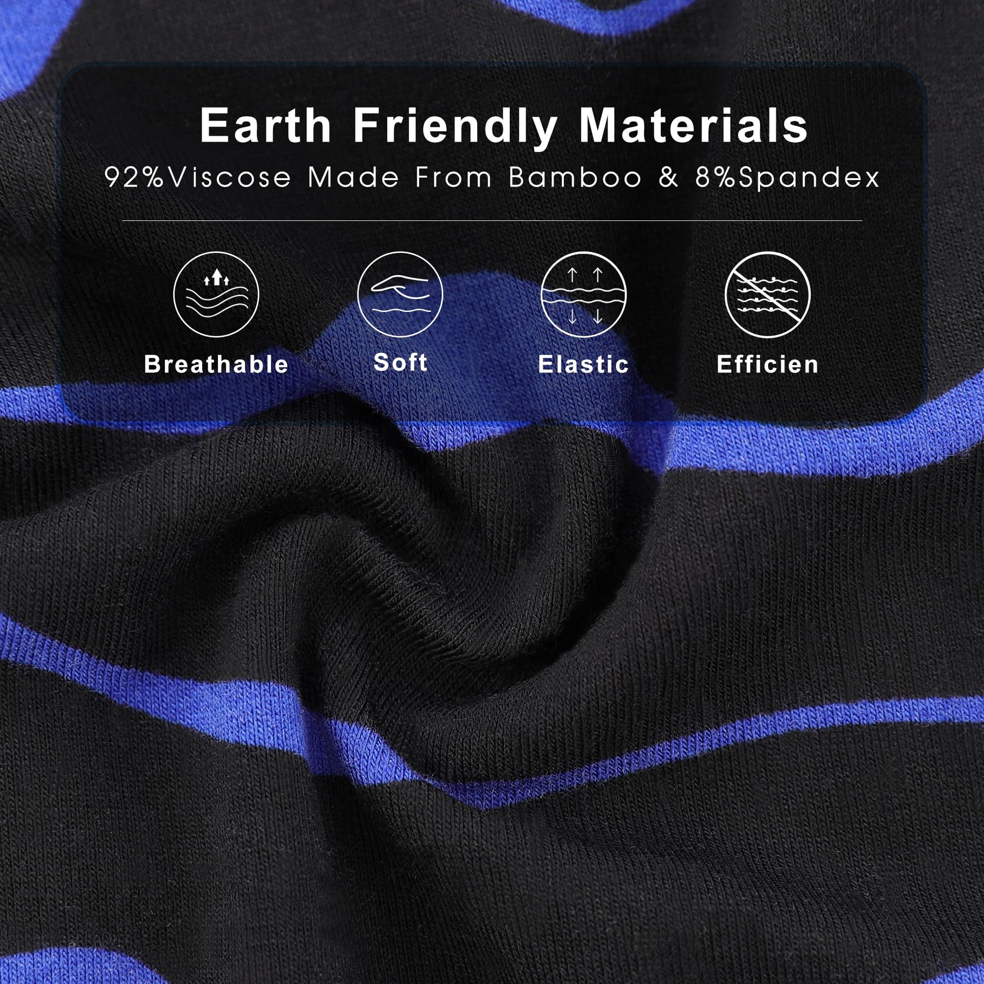 BAMBOO COOL Men’s Underwear Boxer Briefs Soft Comfortable Viscose from Bamboo Underwear Boxer Briefs for Men (4 or 7 Pack) - Medaid International