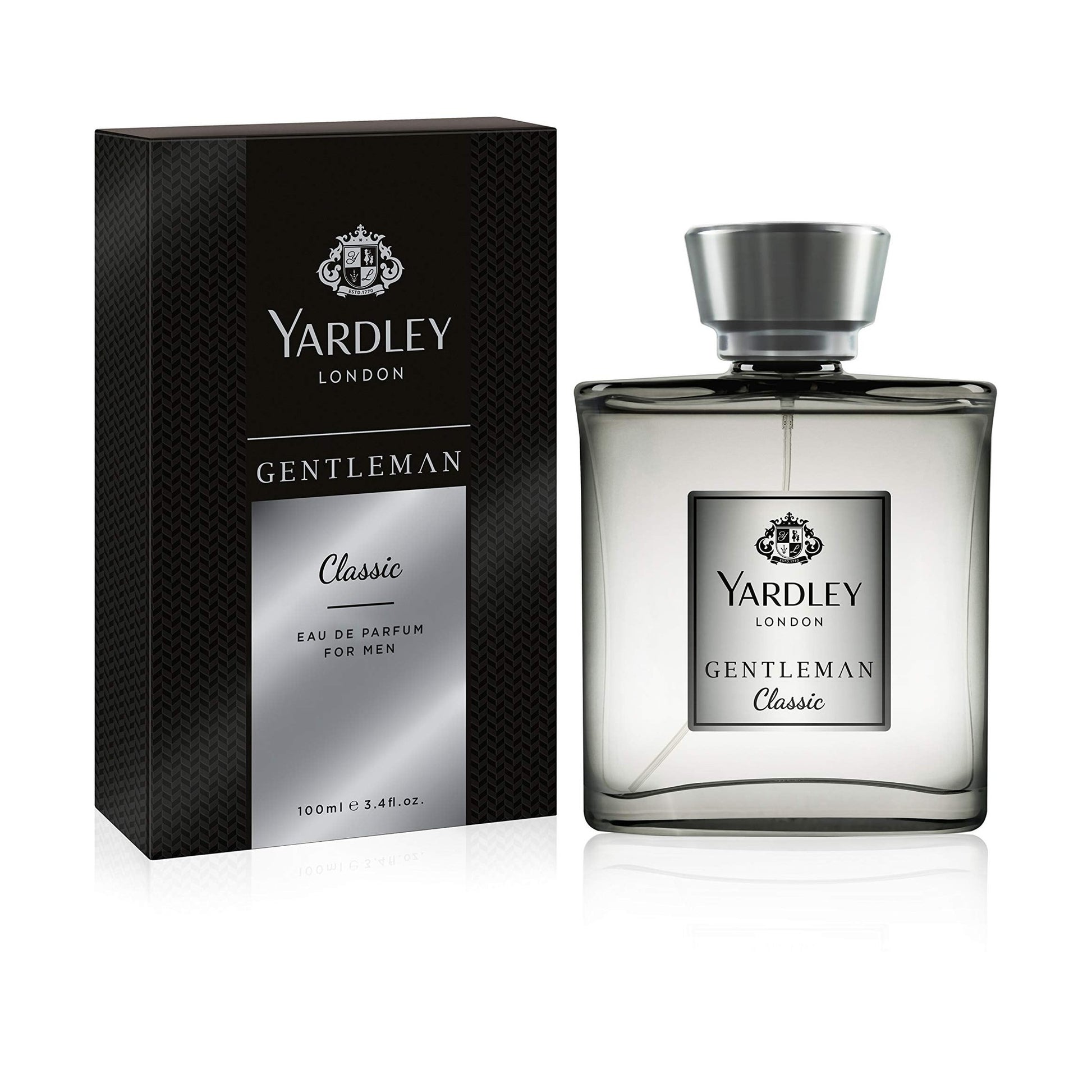 Yardley of London Gentleman Eau de Toilette Spray, Classic, 3.4 Ounce - Medaid International