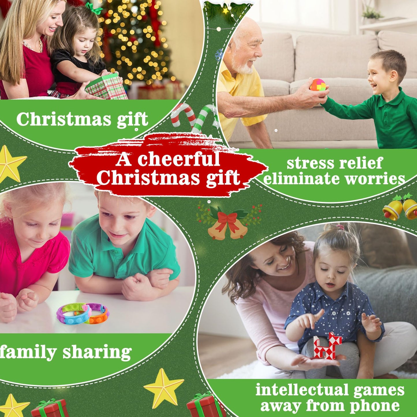 Fidget Advent Calendar, 24 Days of Surprises Fidget Toys Box, Christmas Countdown Advent Calendars for Kids - Medaid International