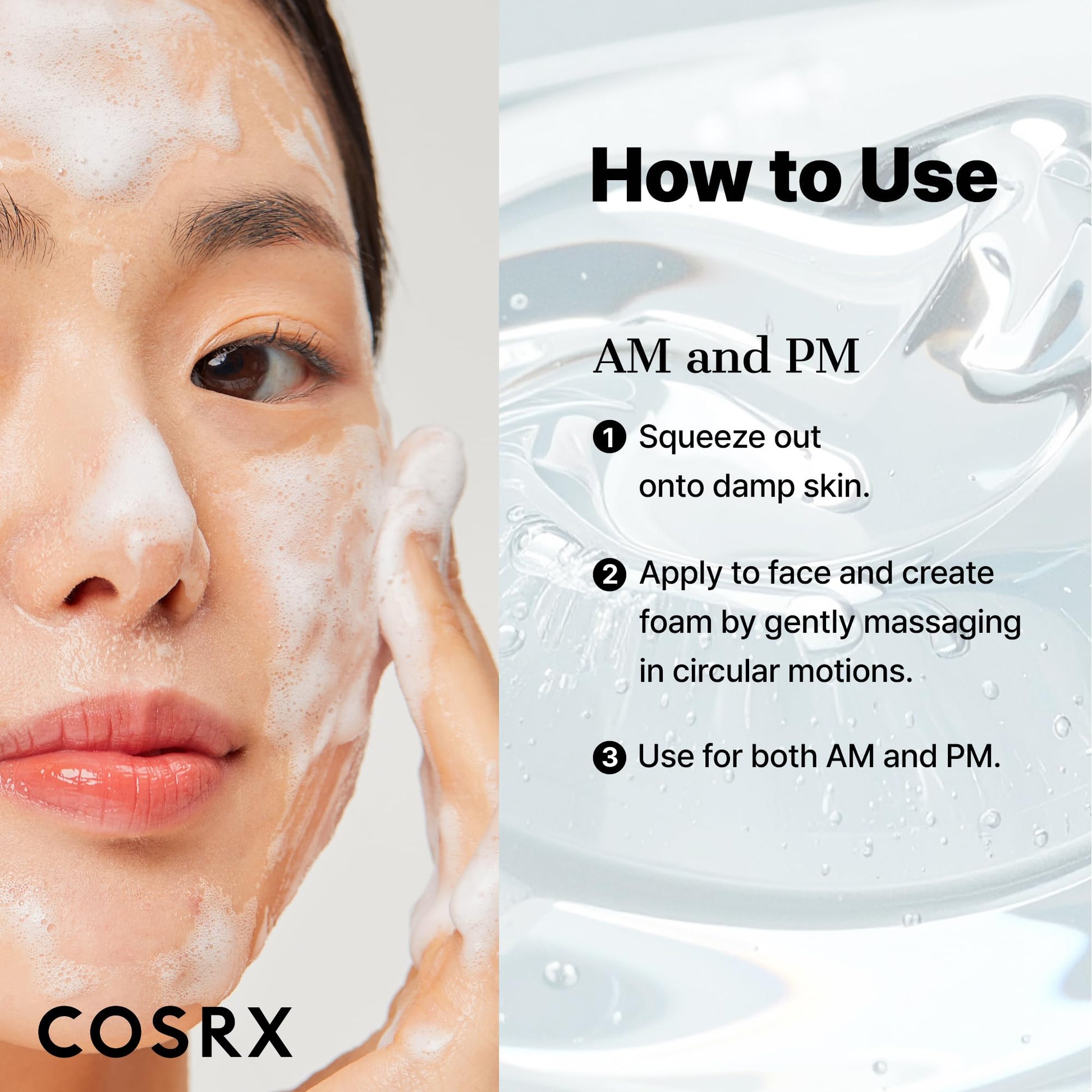 COSRX Low pH Good Morning Gel Face Cleanser, 5.07 fl oz, BHA Face Wash, Daily Mild Face Cleanser for Sensitive Skin, PH Balancing, Korean Skin Care, Korean Face Wash, Stocking Stuffers,Gifts For Women - Medaid International