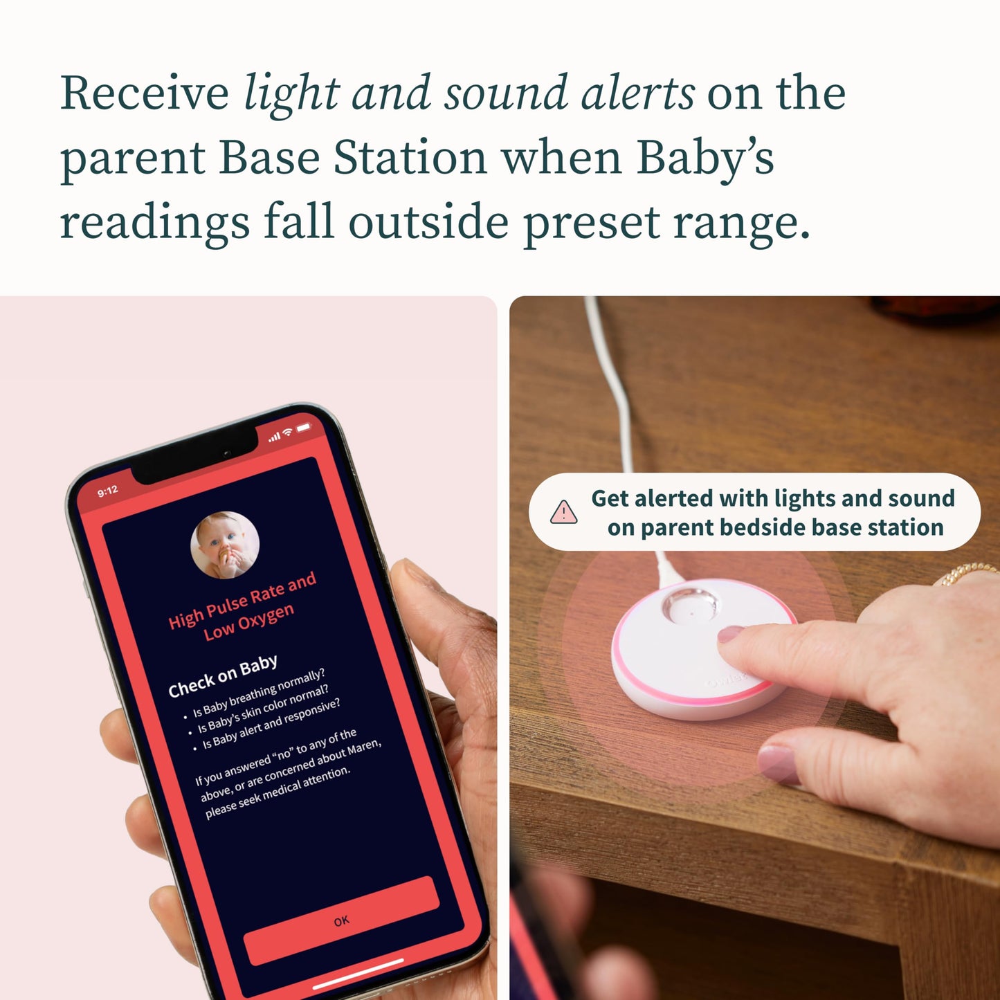 Owlet® Dream Duo Smart Baby Monitor: FDA-Cleared Dream Sock® Plus Owlet Cam 2- Tracks & Notifies for Pulse Rate & Oxygen While Viewing Baby in 1080p HD WiFi Video - Medaid International