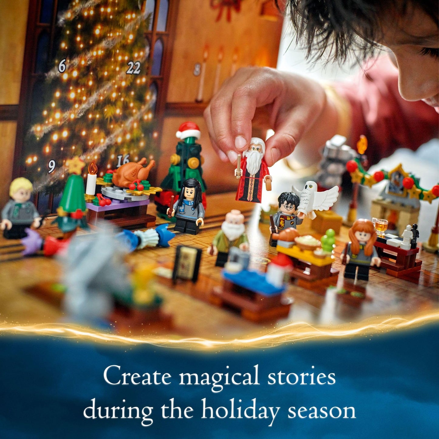 LEGO Harry Potter Advent Calendar 2024 for Kids - Christmas Advent Calendar W/ 16 Mini Builds & 7 Minifigures, Ages 7+ - Harry Potter Toys Gift Idea for Boys & Girls, Ages 7+ - 76438 - Medaid International