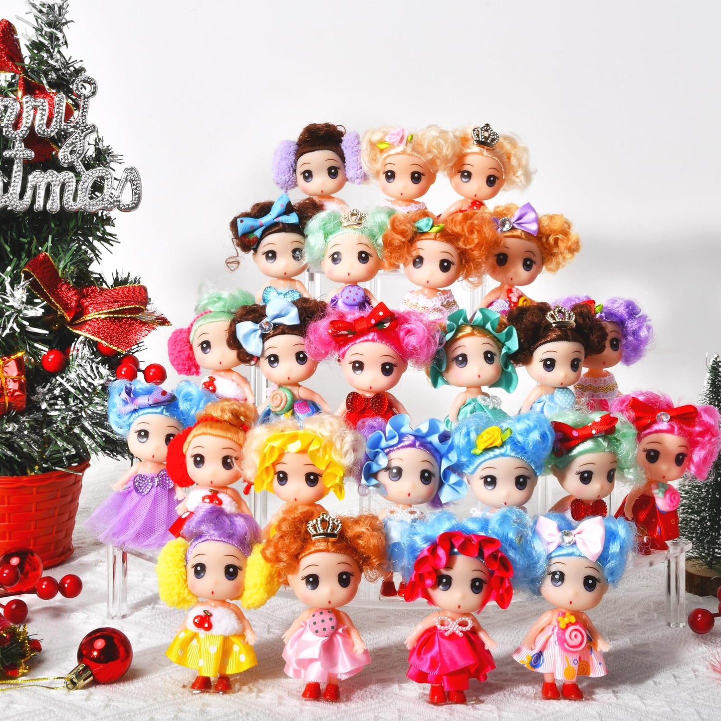 Advent Calendar 2025 for Girls - Christmas Princess Dolls Advent Calendar Gifts, Christmas Countdown 24 Days for Toddler Kids Girls - Medaid International