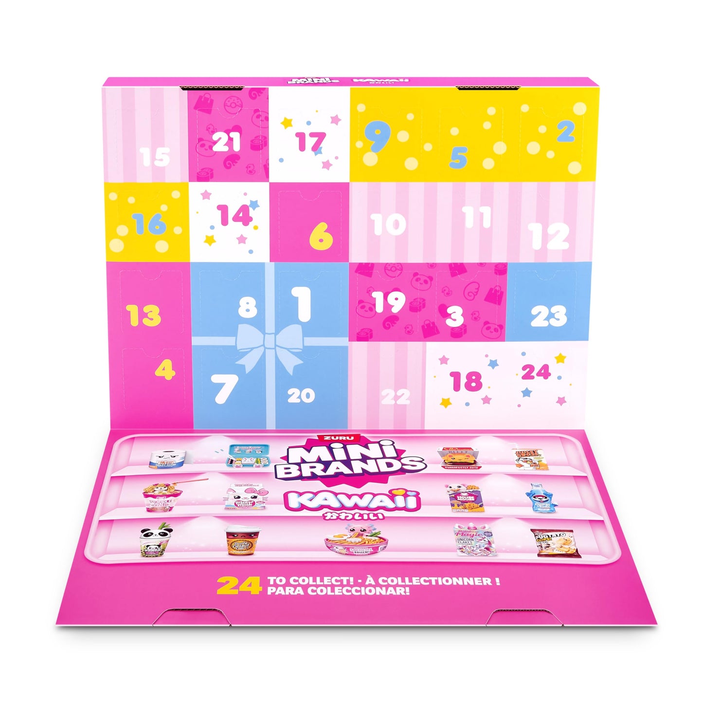 Mini Brands Kawaii Advent Calendar by ZURU, Collectible Seaonal Toys for Girls - Medaid International