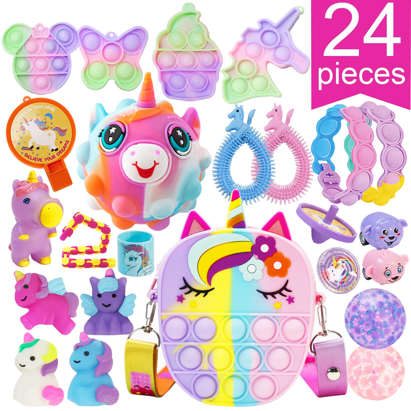 Advent Calendar 2025-24 Days of Unicorn Fidget Toys Bulk-Sensory Toys Surprise for Toddler Kids Girls Boys Ages 3 4 5 6 7 8 9 10 Year Old - Medaid International