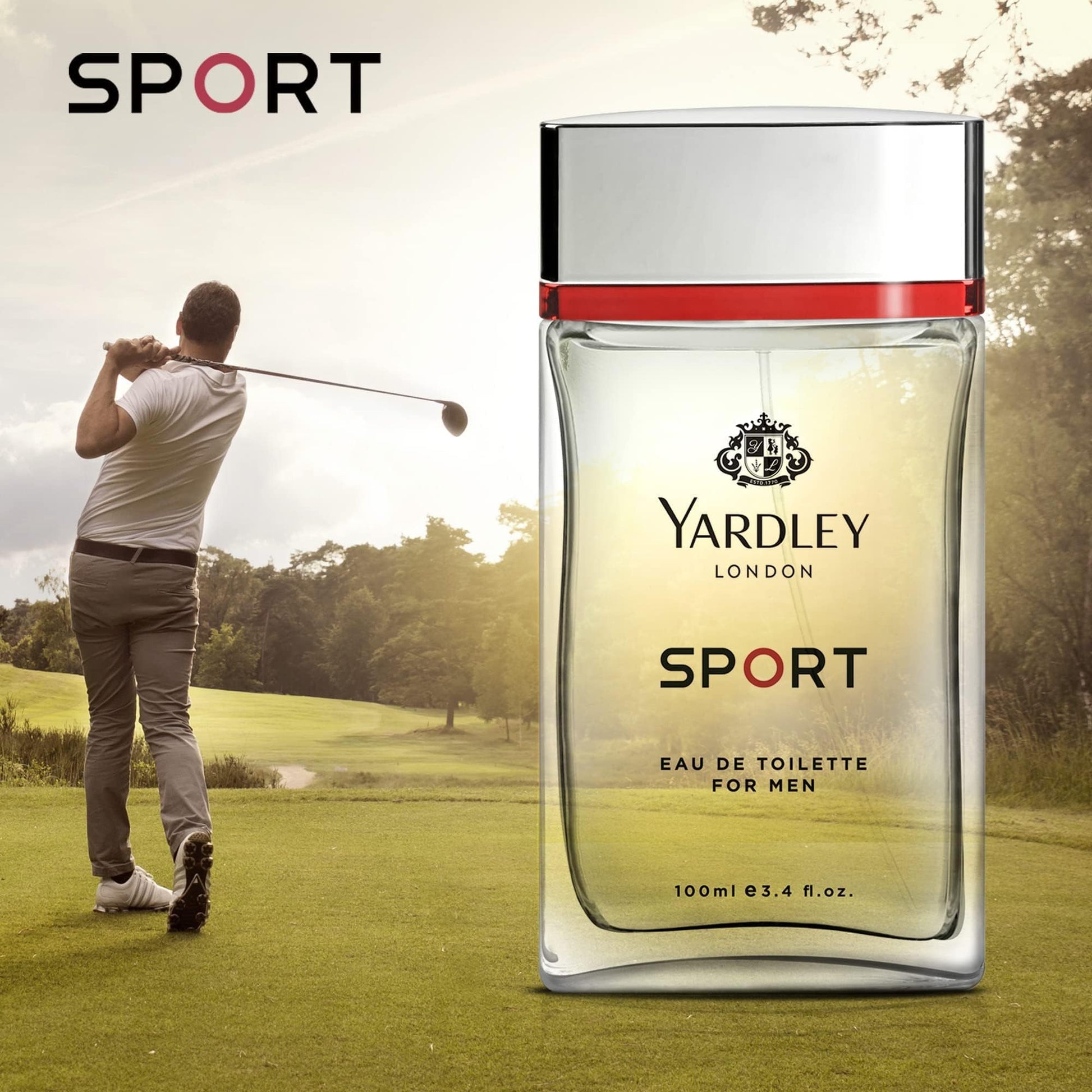 Yardley Yardley Sport Eau De Toilette Spray 3.4 Oz for Men By 3.4 Fl Oz, 5438304 - Medaid International