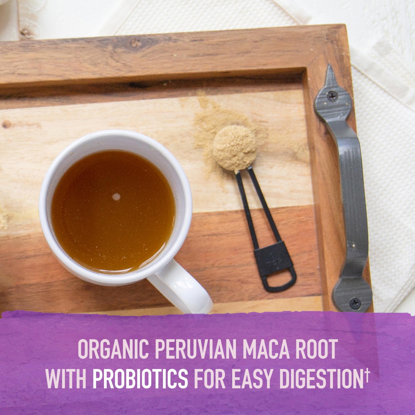 Garden of Life Organics Fair Trade Gelatinized Peruvian Maca Root Energy Boost 7.93 oz (225g) Powder with Probiotics, Certified Organic, Non-GMO, Vegan & Gluten Free Herbal Supplements - Medaid International