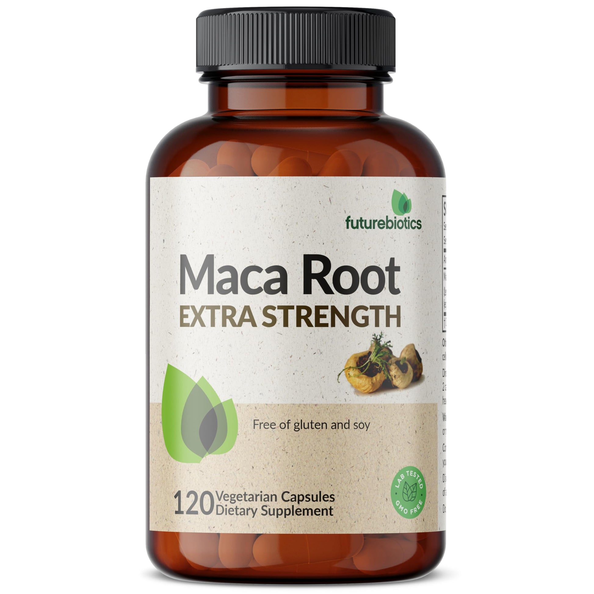 Futurebiotics Maca Root Extra Strength Supports Energy, Stamina & Reproductive Health, Non-GMO, 120 Vegetarian Capsules - Medaid International