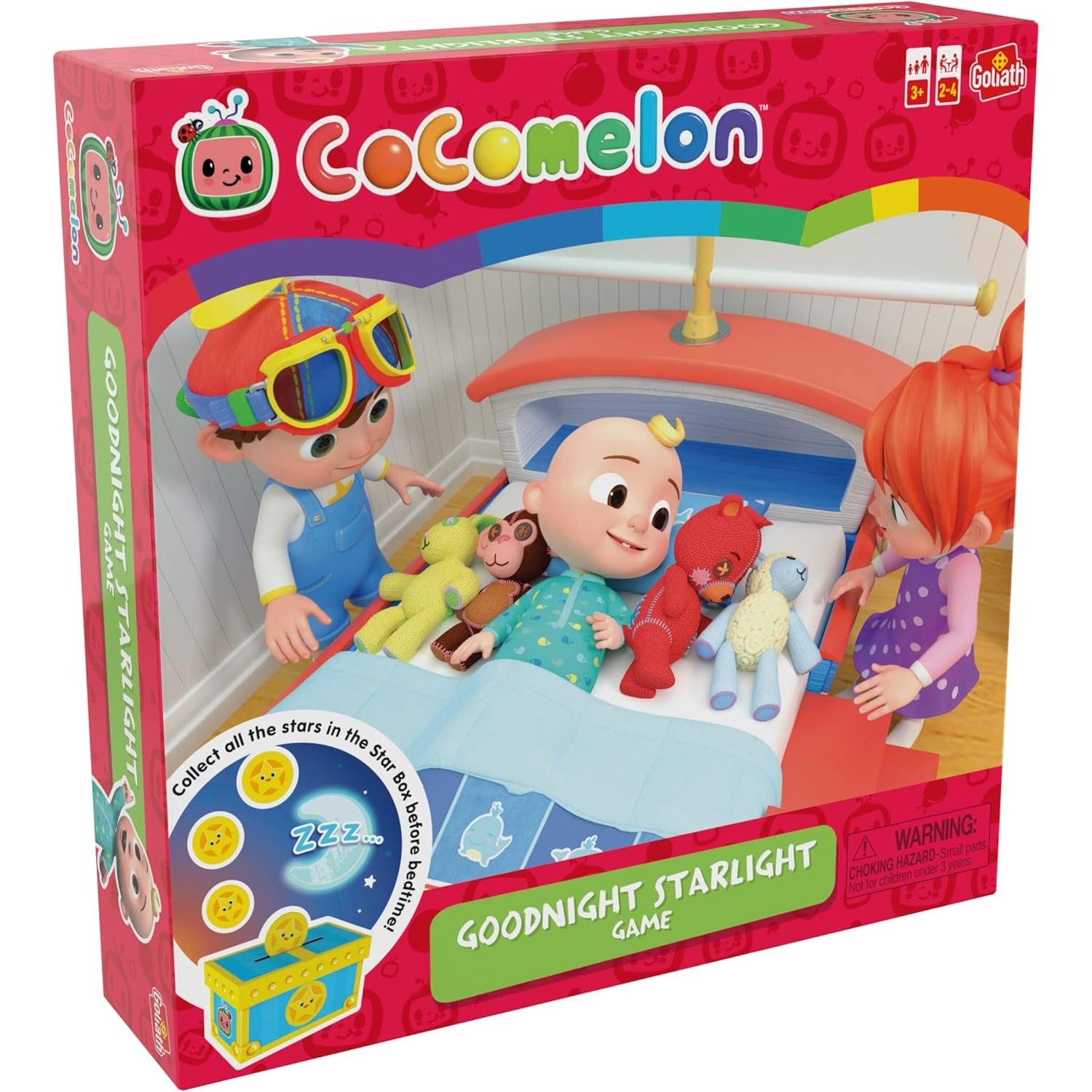 Goliath Cocomelon Goodnight Starlight Game - Help JJ and Friends Get Ready for Bed, Sing Along to Cocomelon Songs - Ages 3 and Up, 2-4 Players - Medaid - Lebanon