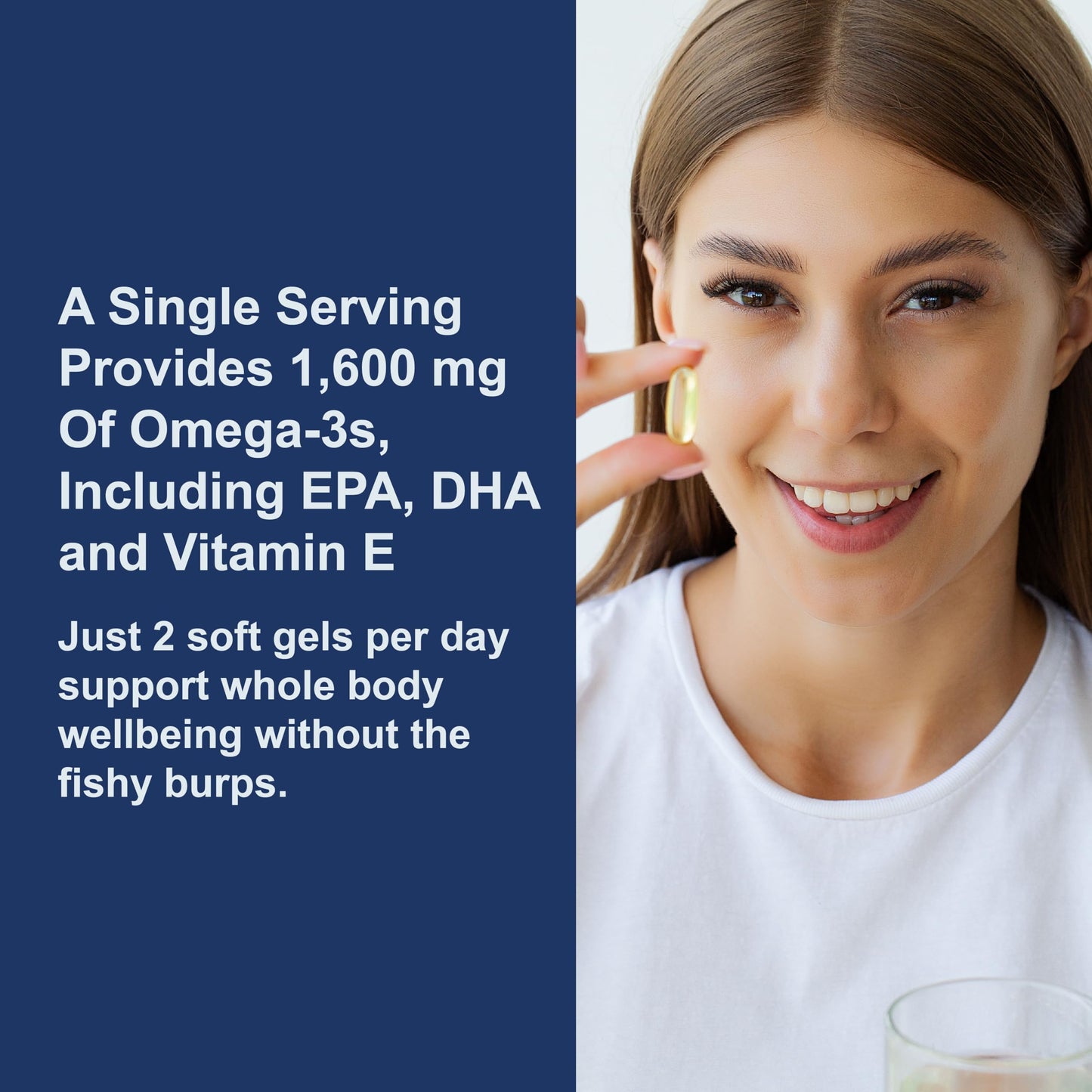 Carlson - Elite Omega-3 Gems, 1600 mg Omega-3 Fatty Acids Including EPA and DHA, Norwegian, Wild-Caught Fish Oil Supplement, Sustainably Sourced Omega 3 Fish Oil Capsules, Lemon, 130 Softgels - Medaid International