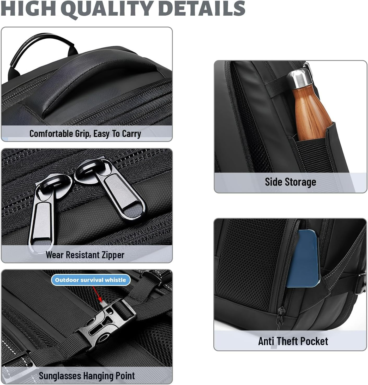 Vacuum Compression Travel Backpack with Pump ‚Äì Space Saver Bag for Camping & Luggage - Medaid International