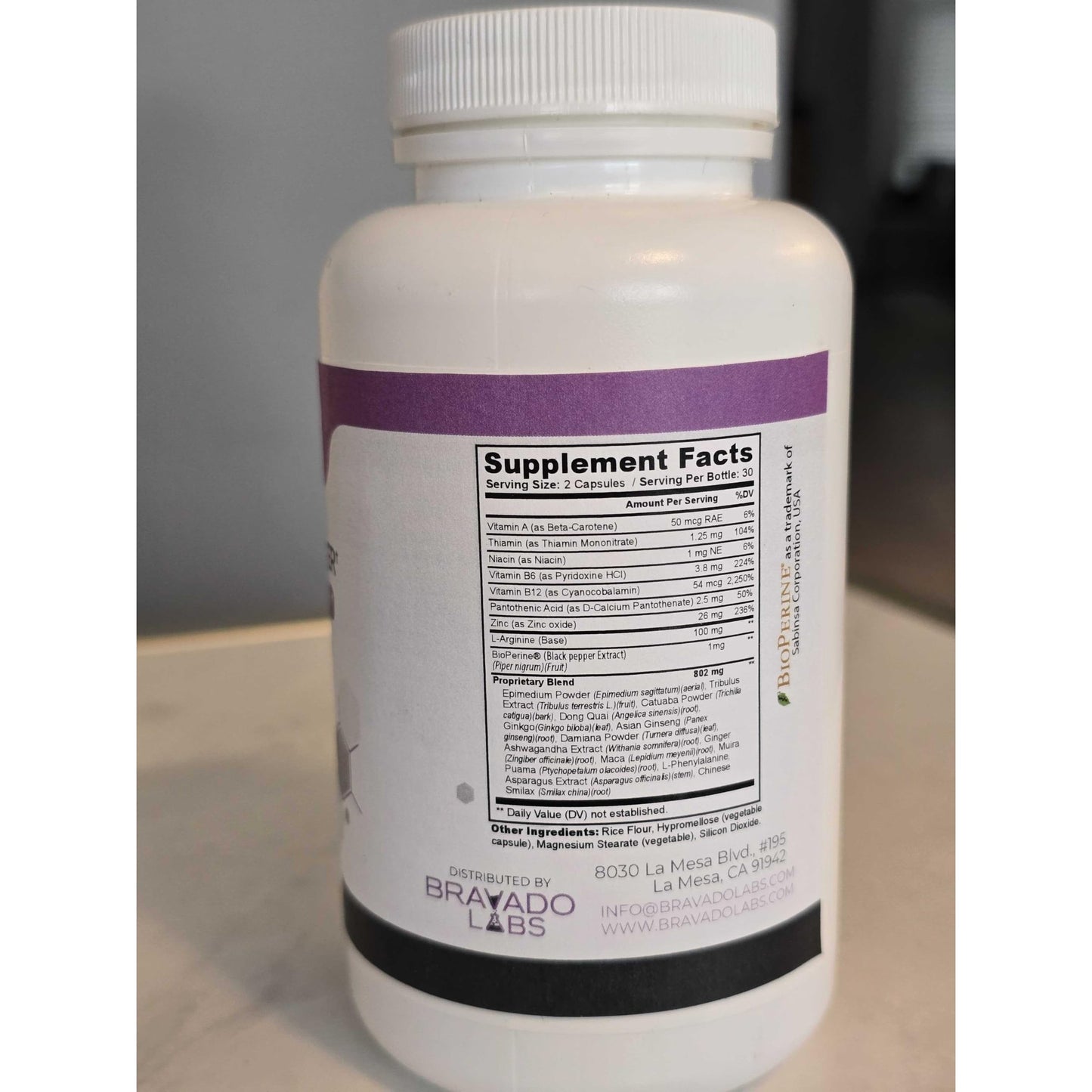 Bravado Labs Women’s Herbal Energy Supplement with Maca, Ashwagandha & Dong Quai – Plant-Based Capsules for Daily Balance, Focus & Wellness – 60 Vegan Capsules - Medaid International