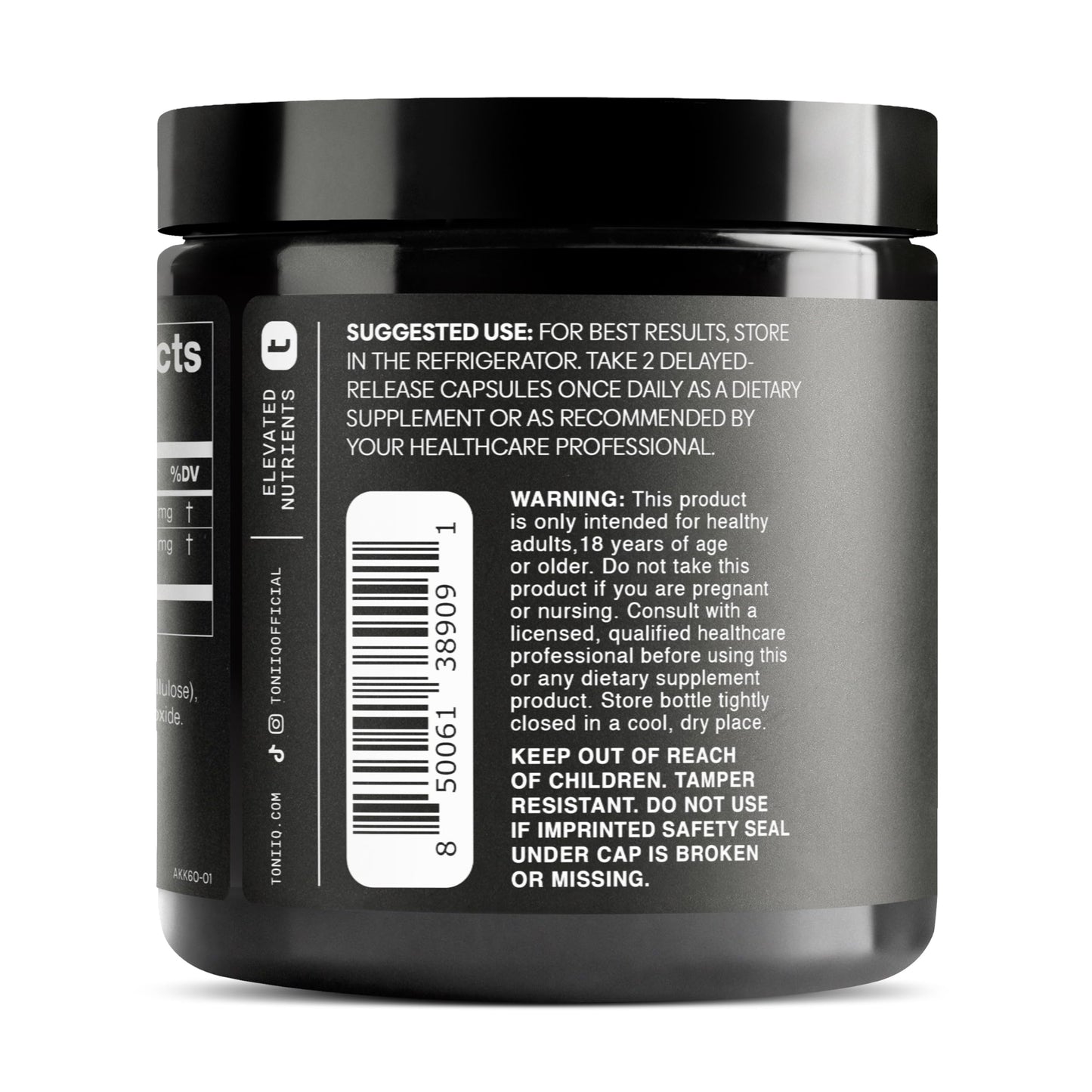 Toniiq Akkermansia Probiotic – 10 Billion TFU – Supports Gut Health & GLP-1 Activity - Medaid International