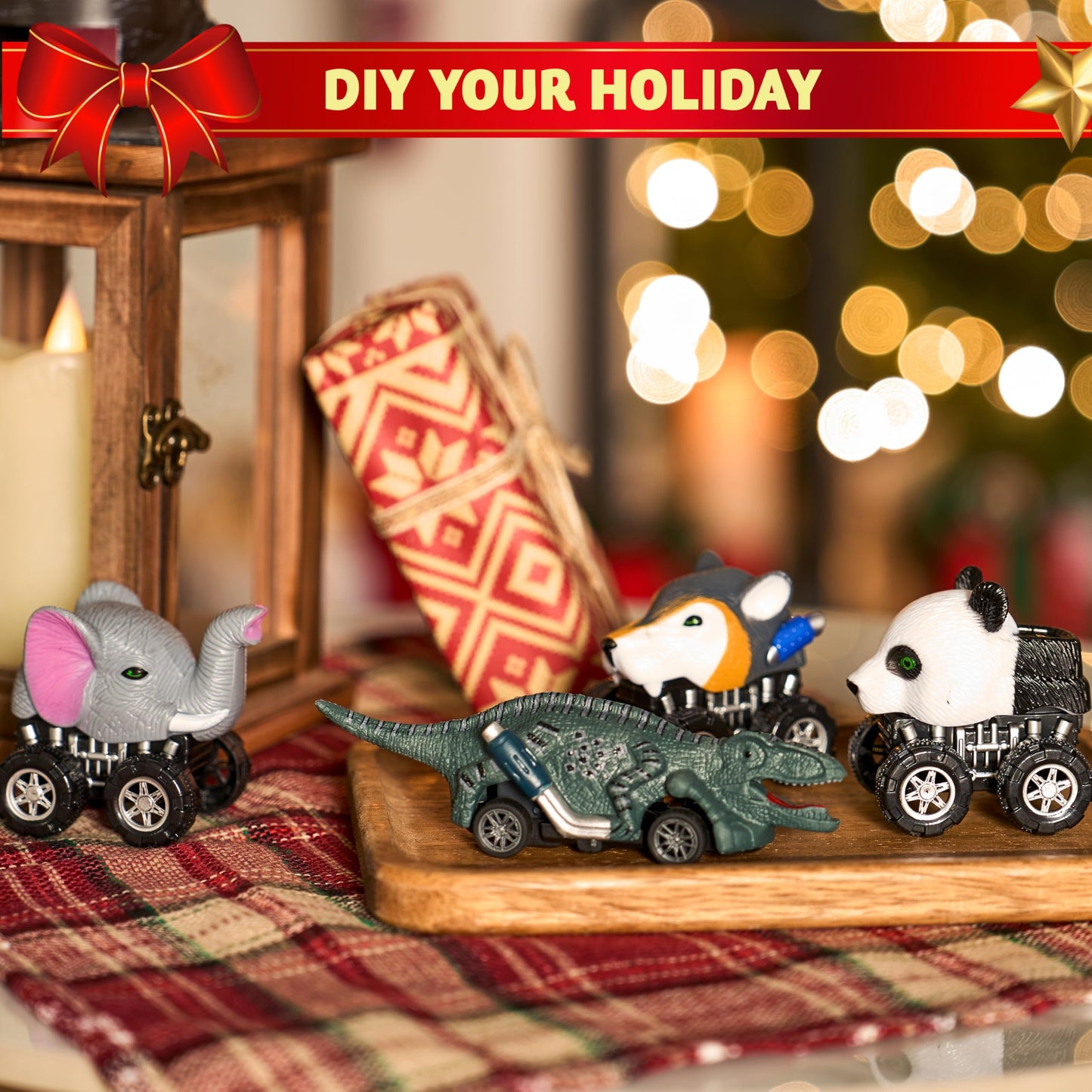 JOYIN 2025 Christmas Advent Calendar, 24 Days Countdown Calendar Toys with Monster Truck Toys, Christmas Party Favor Gifts, Xmas Countdown, Xmas Gift Classroom Prizes - Medaid International