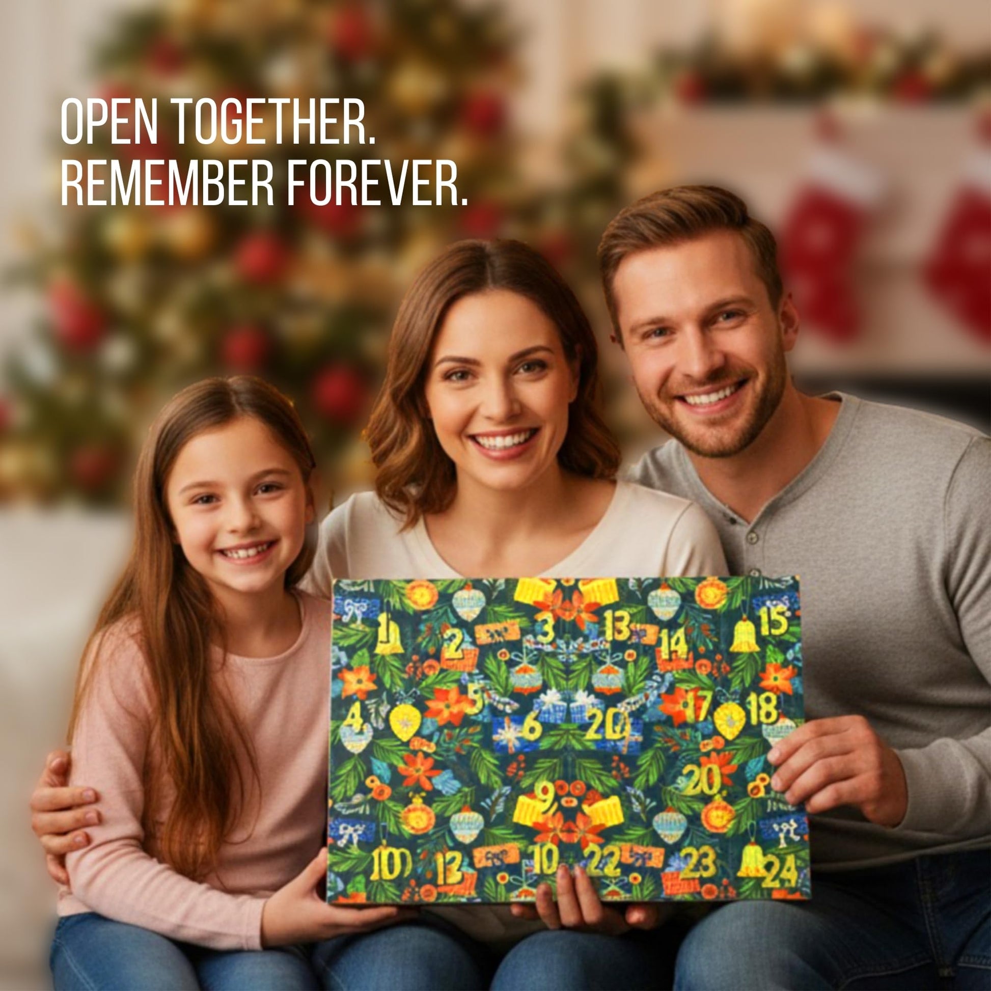 Advent Calendar 2025 – Limited Edition Christmas Gift Box with 24 Gourmet Snacks – A 24 Day Holiday Countdown for Making Lasting Memories, For Adults, Women, Men, Kids - Medaid International