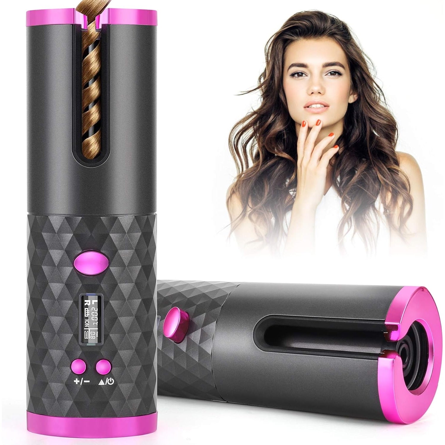 Wireless Auto hair curler - Medaid - Lebanon