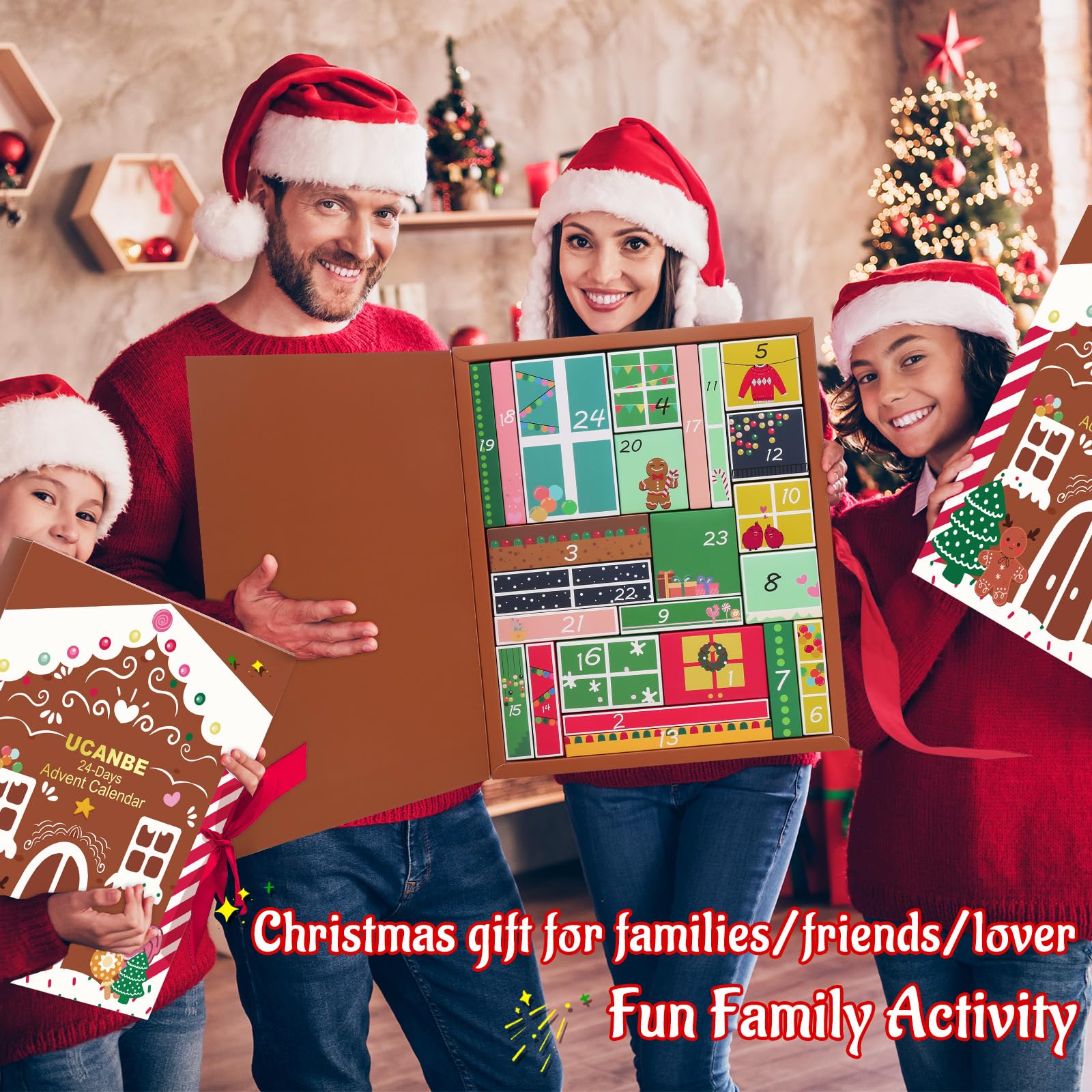 Makeup Advent Calendar 2025, 24 Days Christmas Gift Makeup Sets For Women, UCANBE 2025 Xmas Countdown Calendar Full Makeup Kits Beauty Makeup & Cosmetic For Teens, Girls Gift - Medaid International