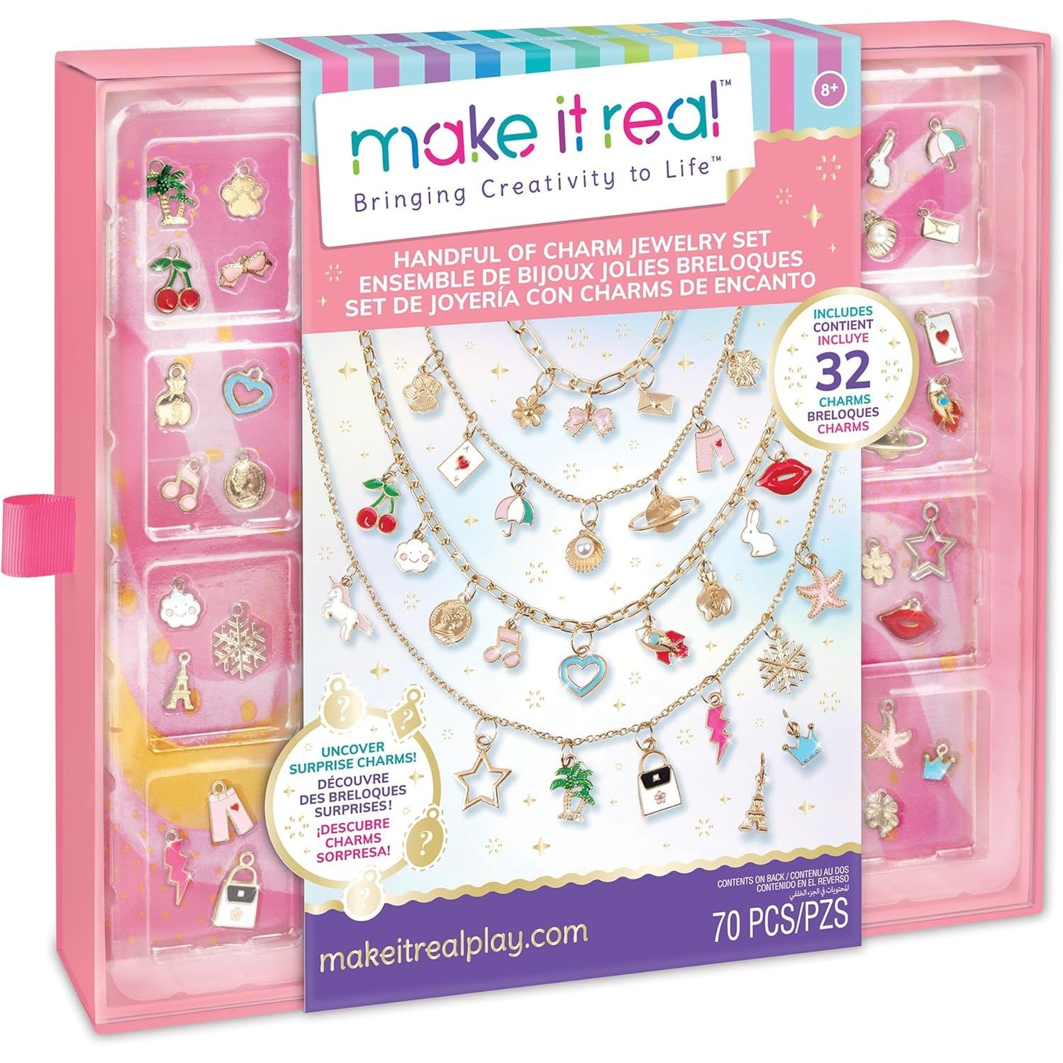 Handful of Charm - 70 pc DIY Jewelry Set - Medaid International