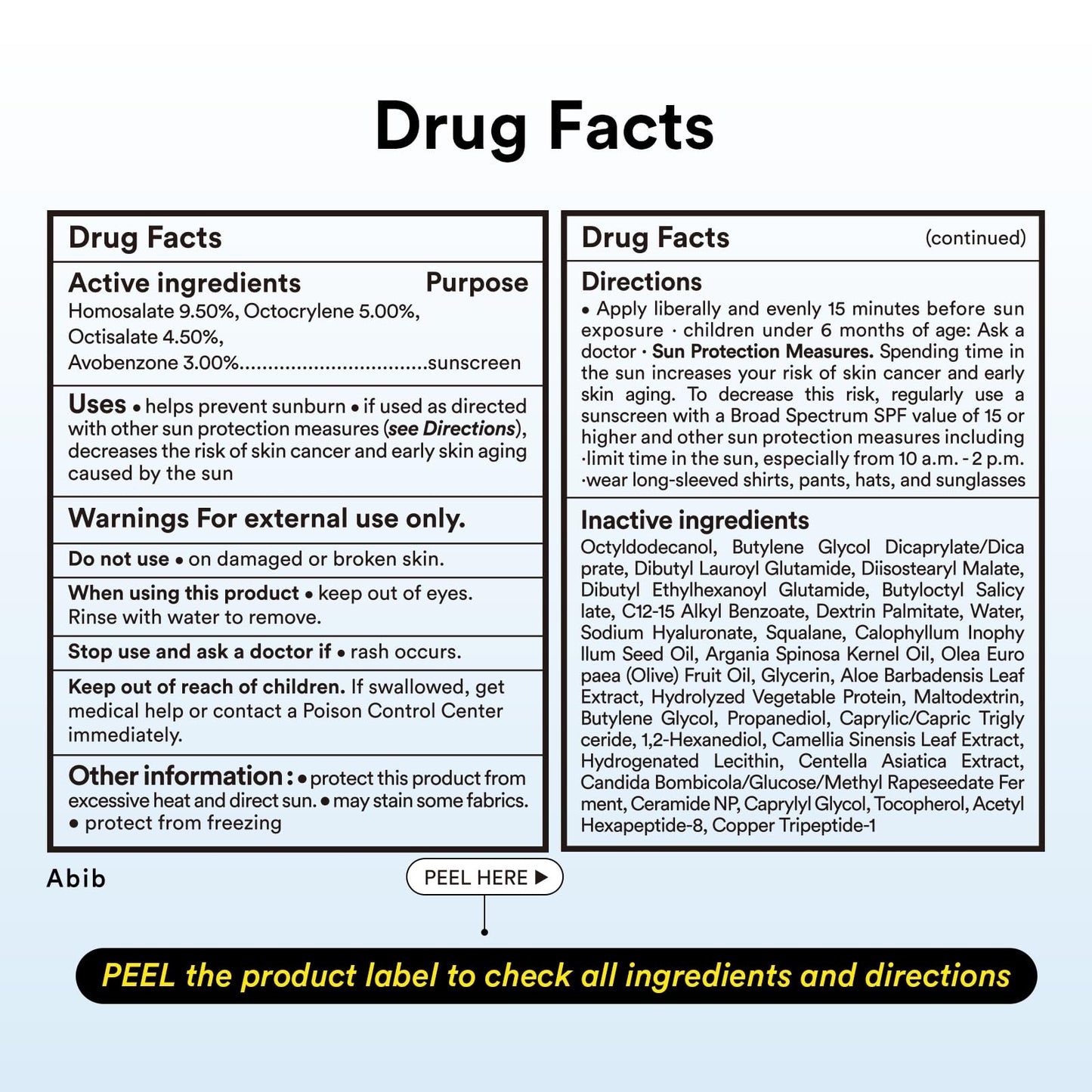 Abib Airy & Quick Sunstick DUO Broad Spectrum SPF50+ 1.58 oz / 45g (Semi-matte & Glowing) | Korean Suncreen Stick Suncare Sunblock, No Whitecast, Protector Solar Barra, Water resistant - Medaid International