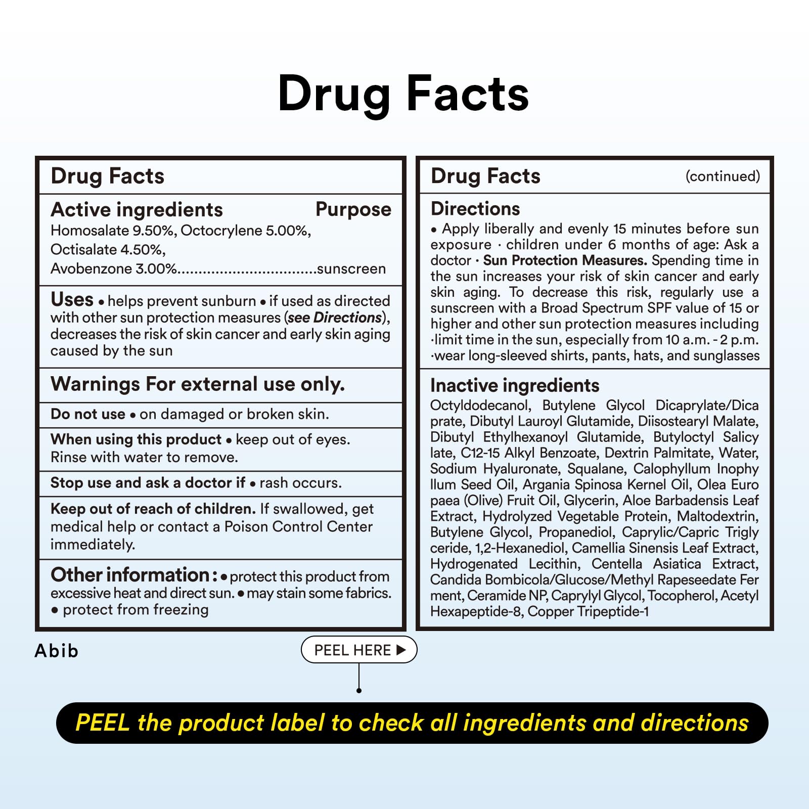 Abib Airy & Quick Sunstick DUO Broad Spectrum SPF50+ 1.58 oz / 45g (Semi-matte & Glowing) | Korean Suncreen Stick Suncare Sunblock, No Whitecast, Protector Solar Barra, Water resistant - Medaid International