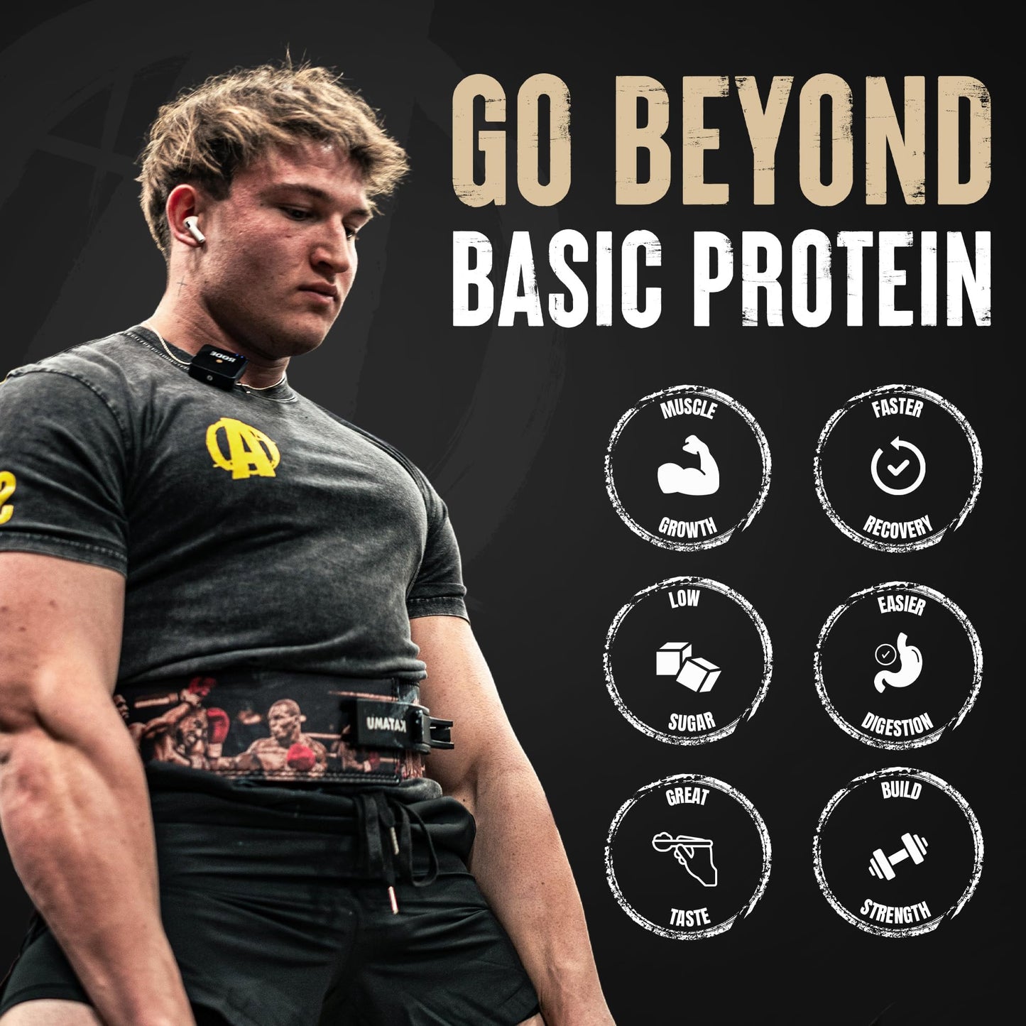 Animal Whey Isolate Protein Powder - Loaded for Pre & Post Workout Muscle Builder and Recovery with Digestive Enzymes for Men & Women - 25g Protein, Great Taste, Low Sugar - Frosted Cinnamon Bun 4 lbs - Medaid International