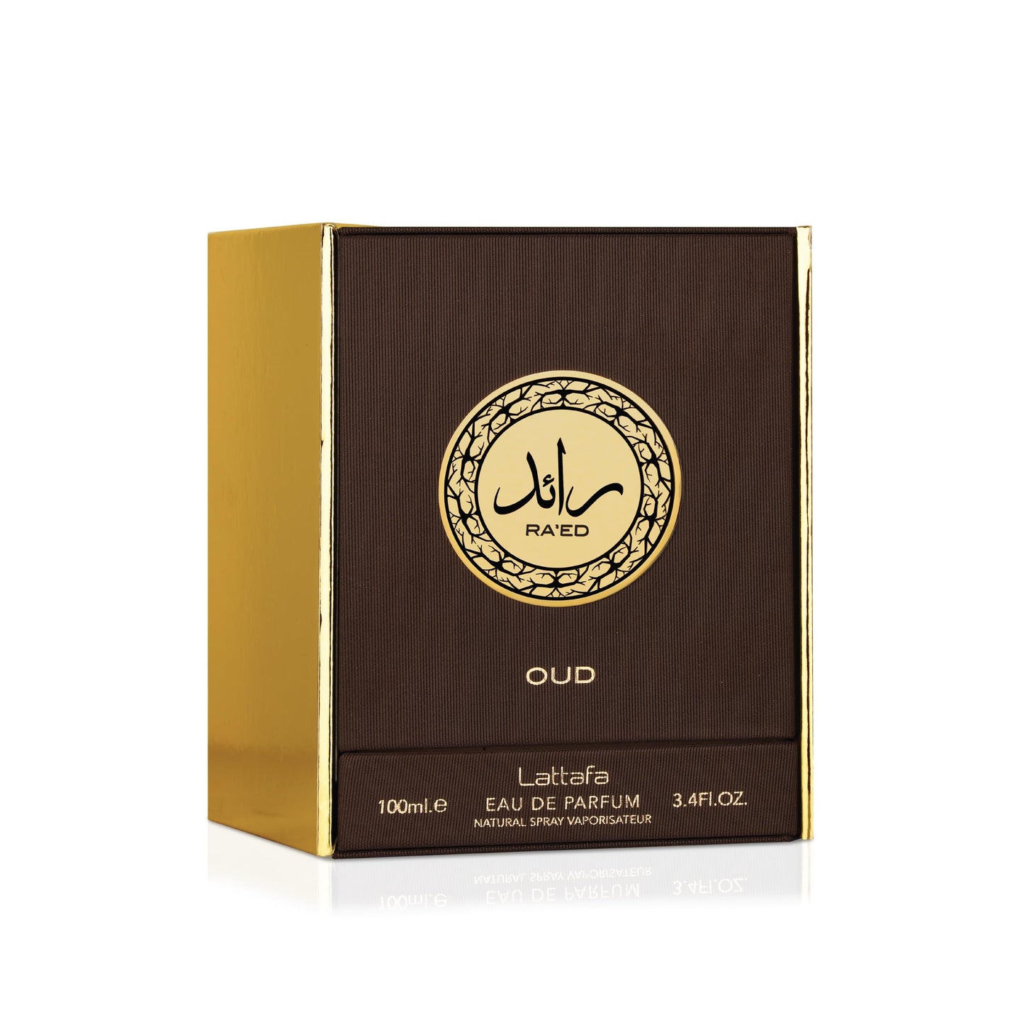 Lattafa Perfumes Ra'ed Oud for Unisex Eau de Parfum Spray, 3.4 Ounce - Medaid International